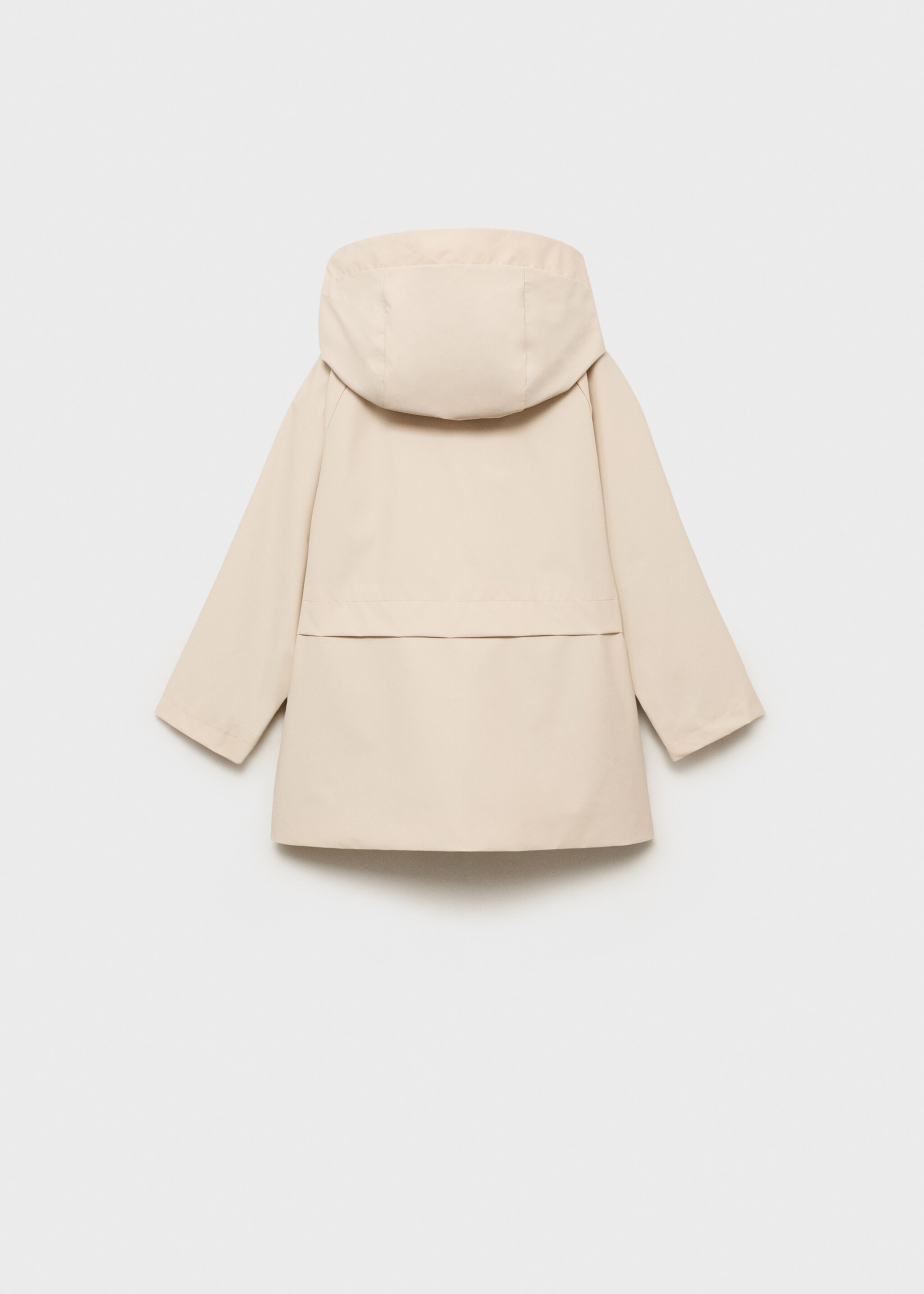 Quilted hooded parka - Reverse of the article