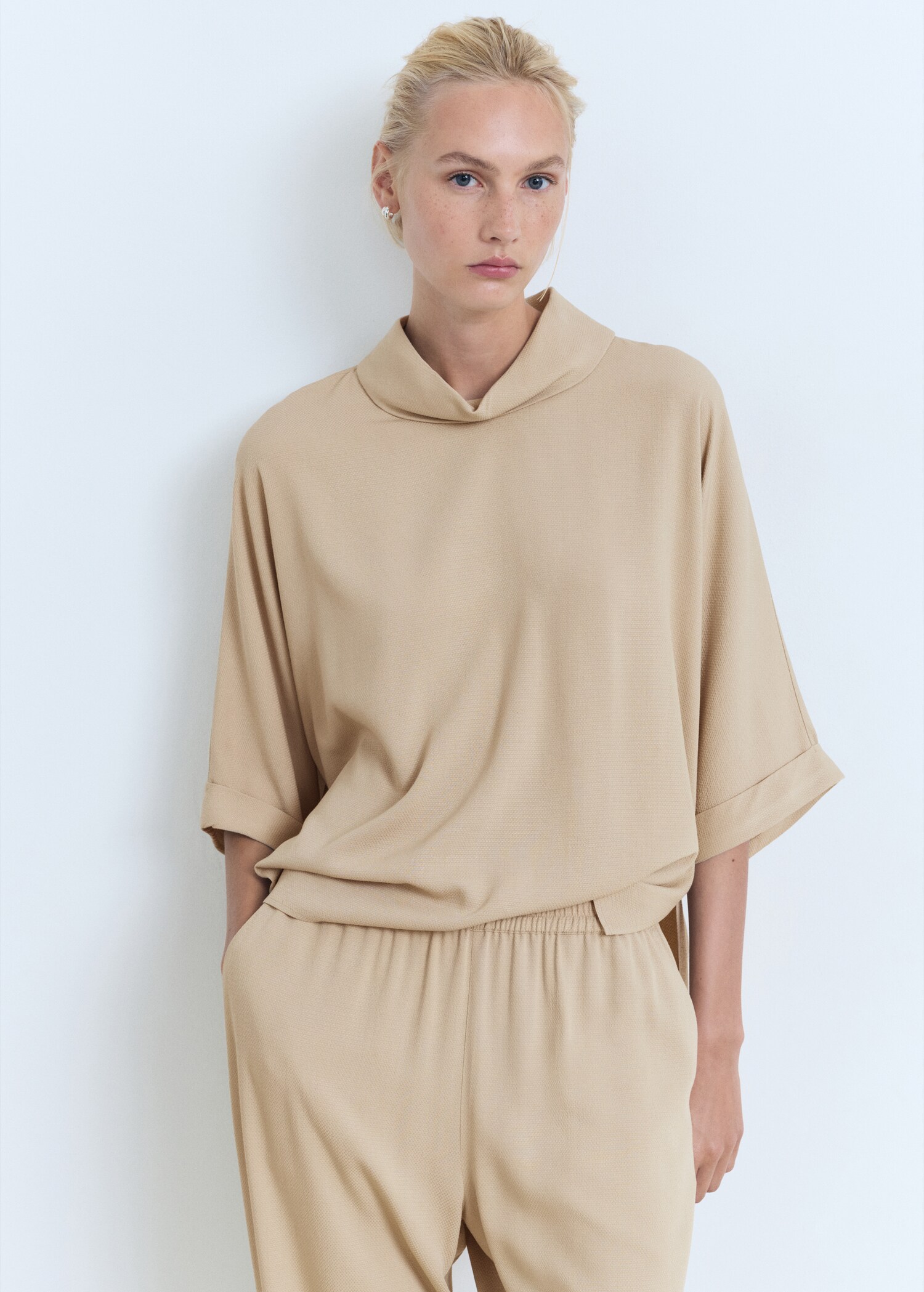 Oversized flowing blouse - Medium plane