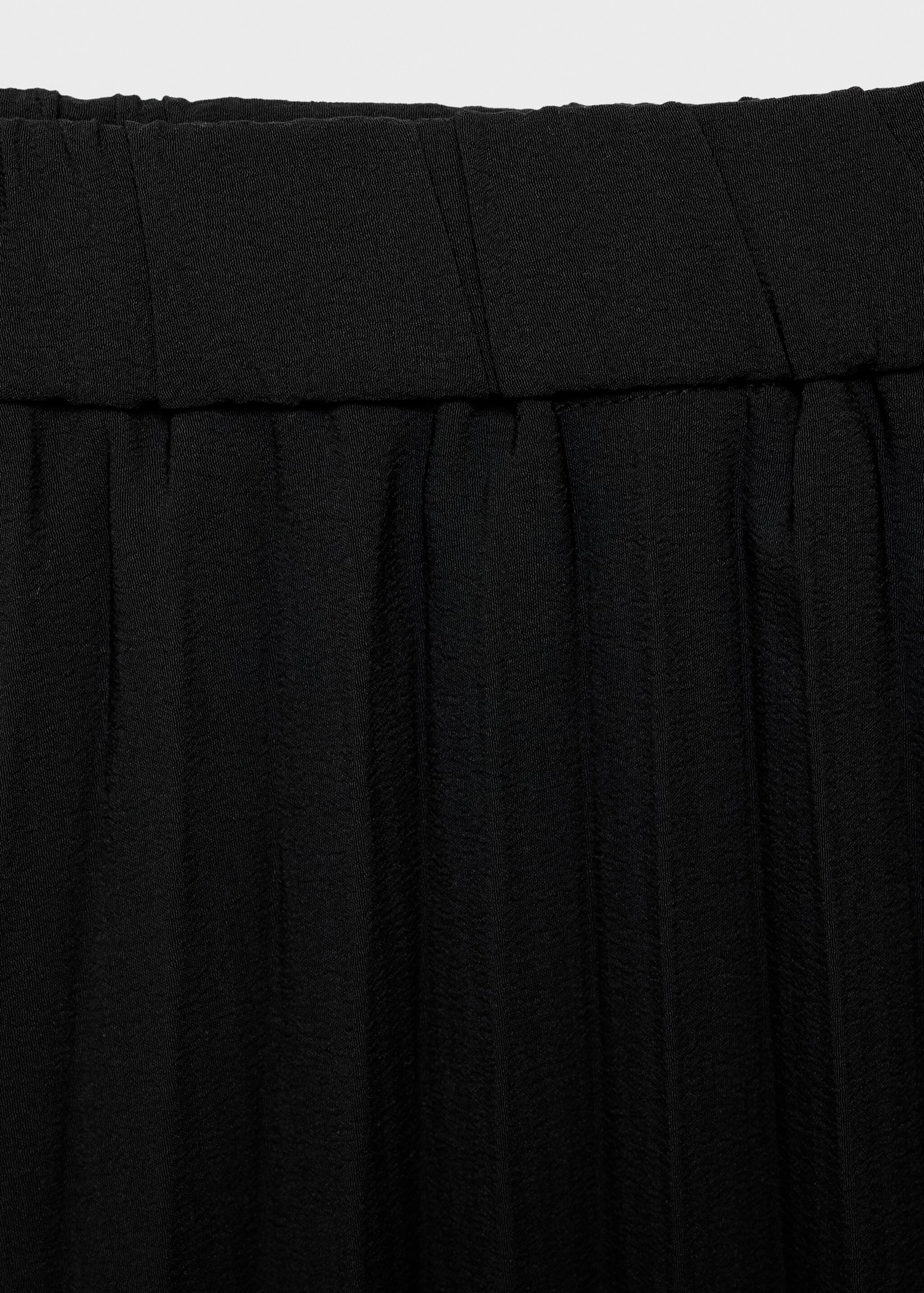 Pleated asymmetric skirt  - Details of the article 0