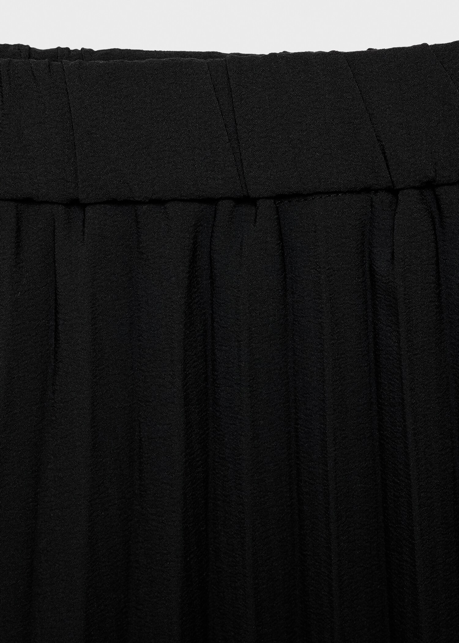Pleated asymmetric skirt  - Details of the article 0