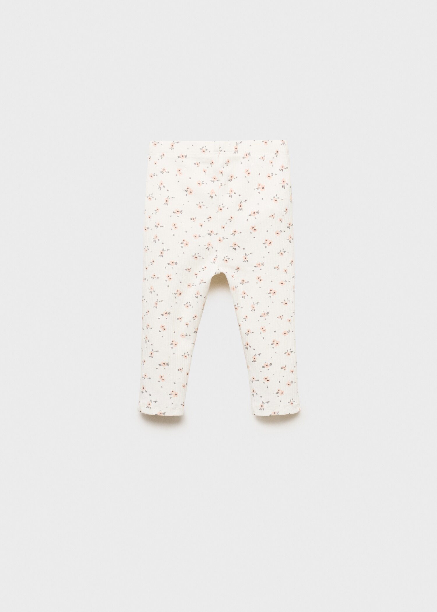 Floral print leggings - Reverse of the article