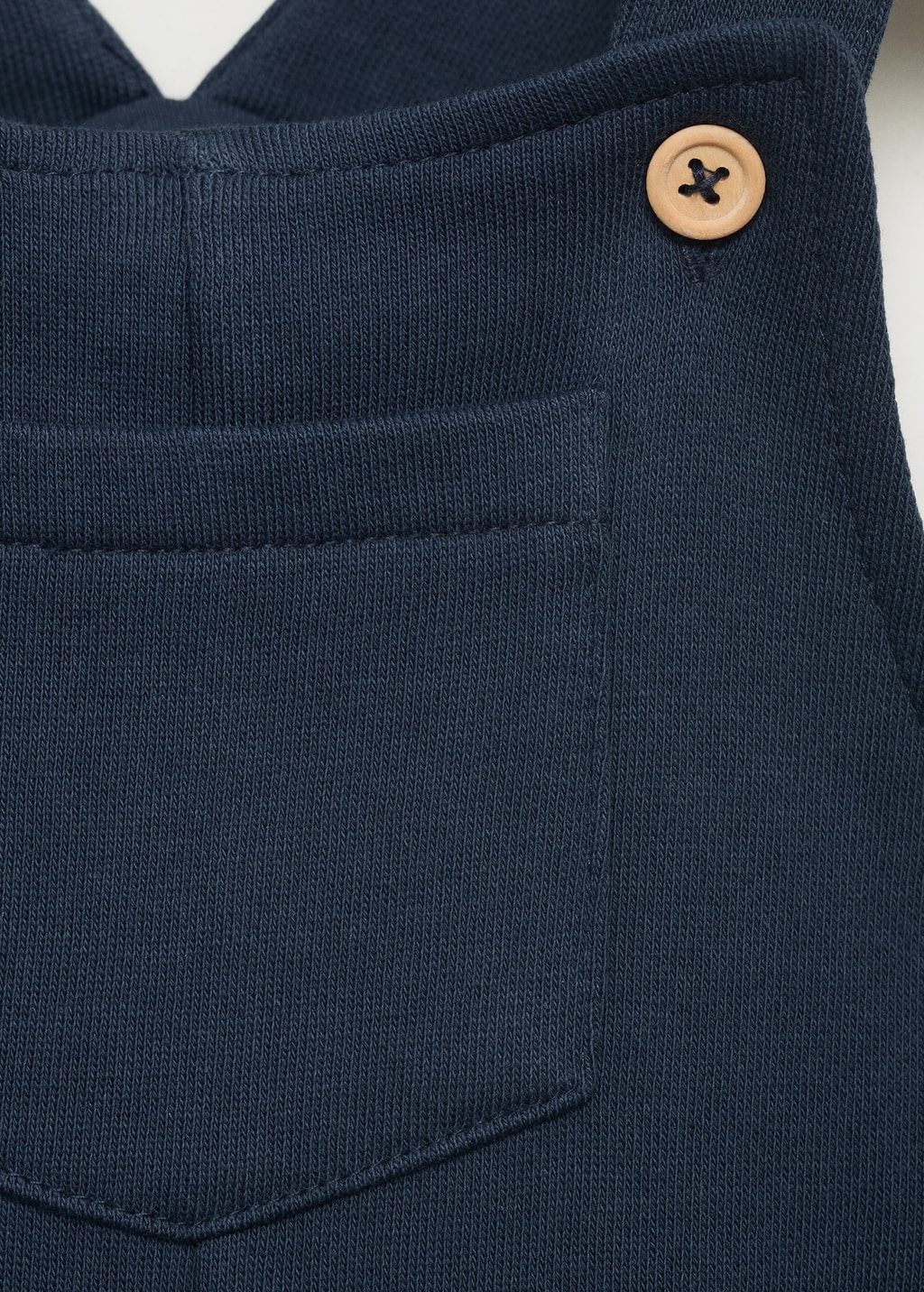 Long cotton dungarees