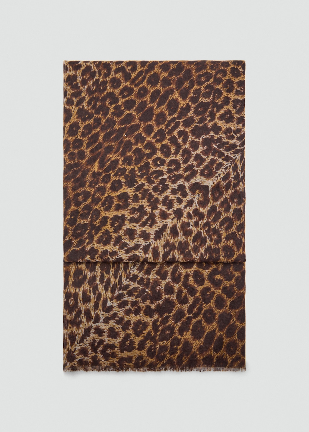 Leopard print scarf