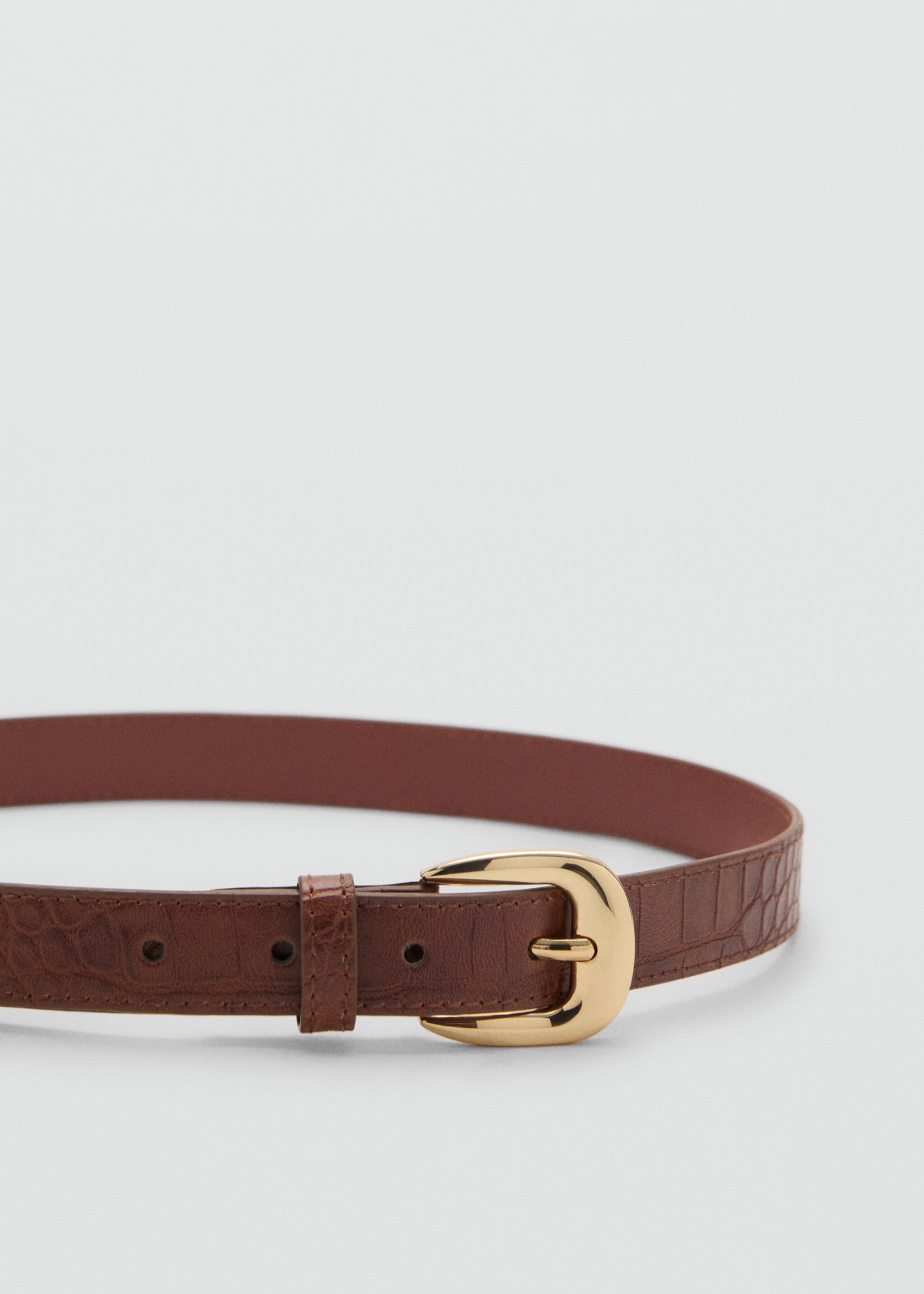 Croco leather-effect belt - Details of the article 1