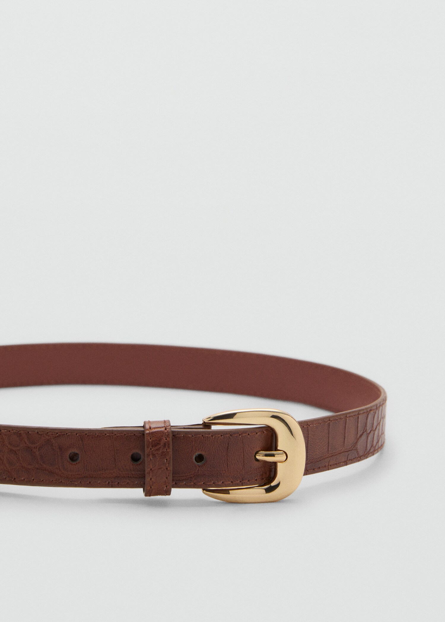Croco leather-effect belt - Details of the article 1