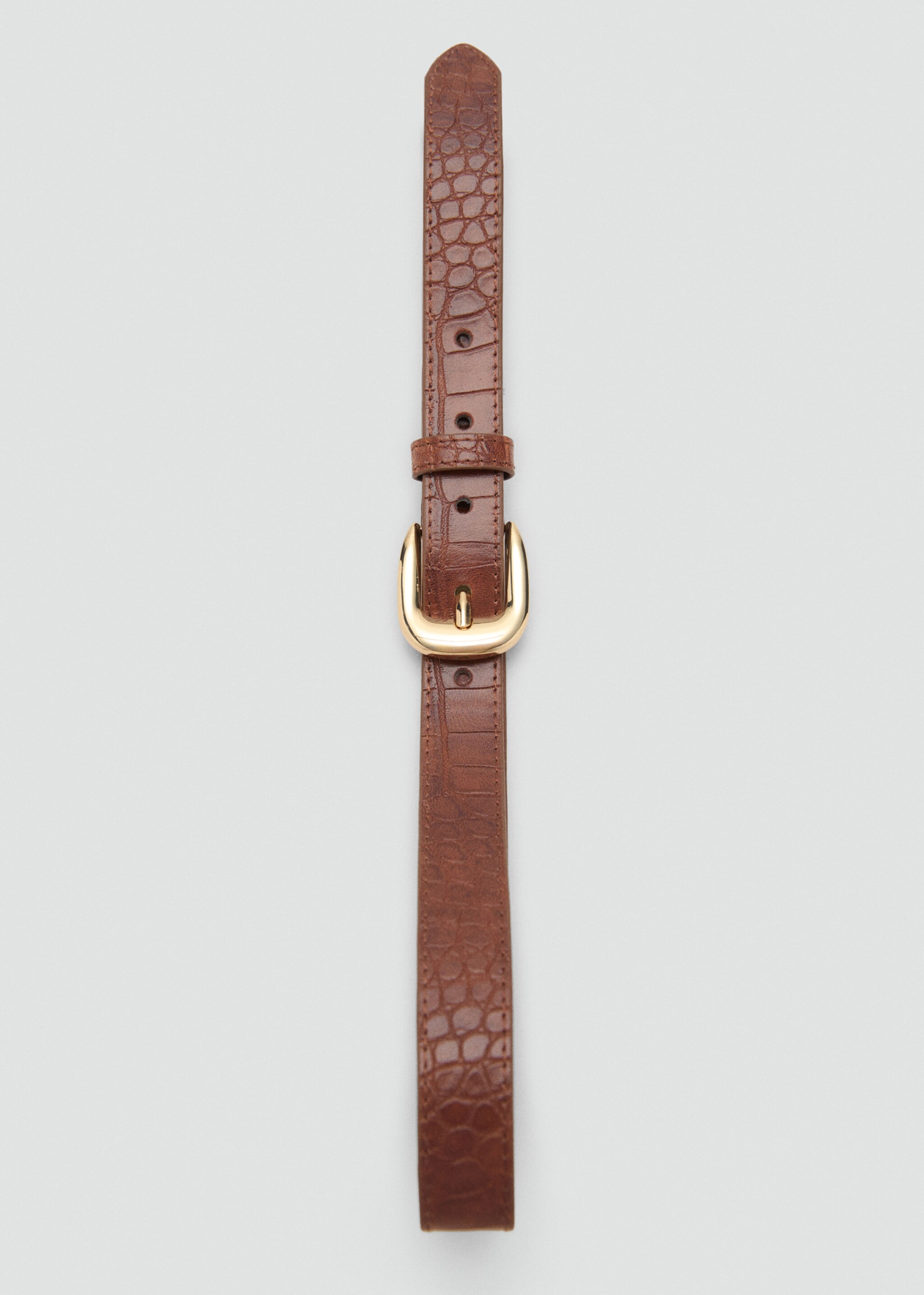 Croco leather-effect belt - Details of the article 2