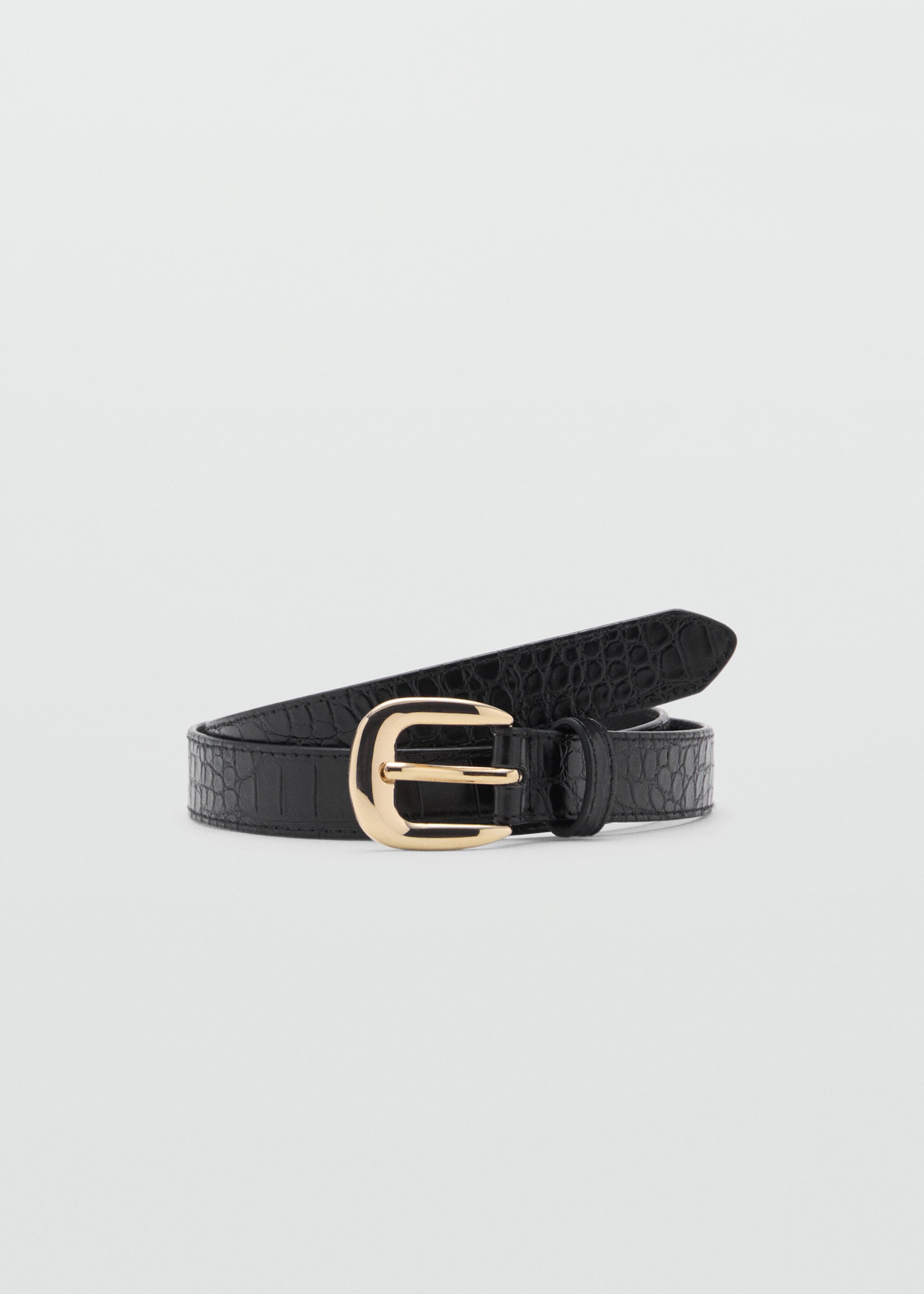 Croco leather-effect belt - Article without model