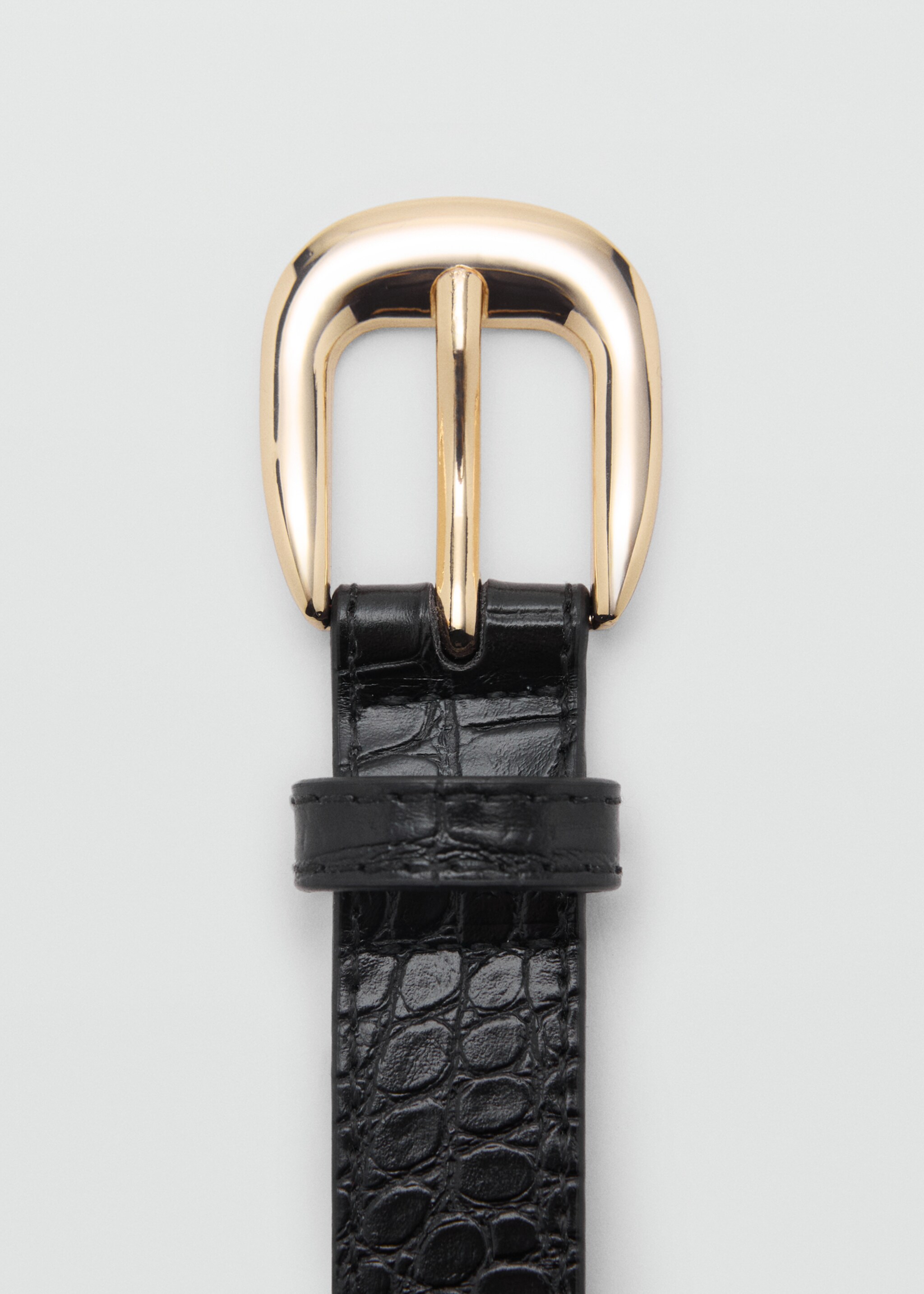 Croco leather-effect belt - Details of the article 1