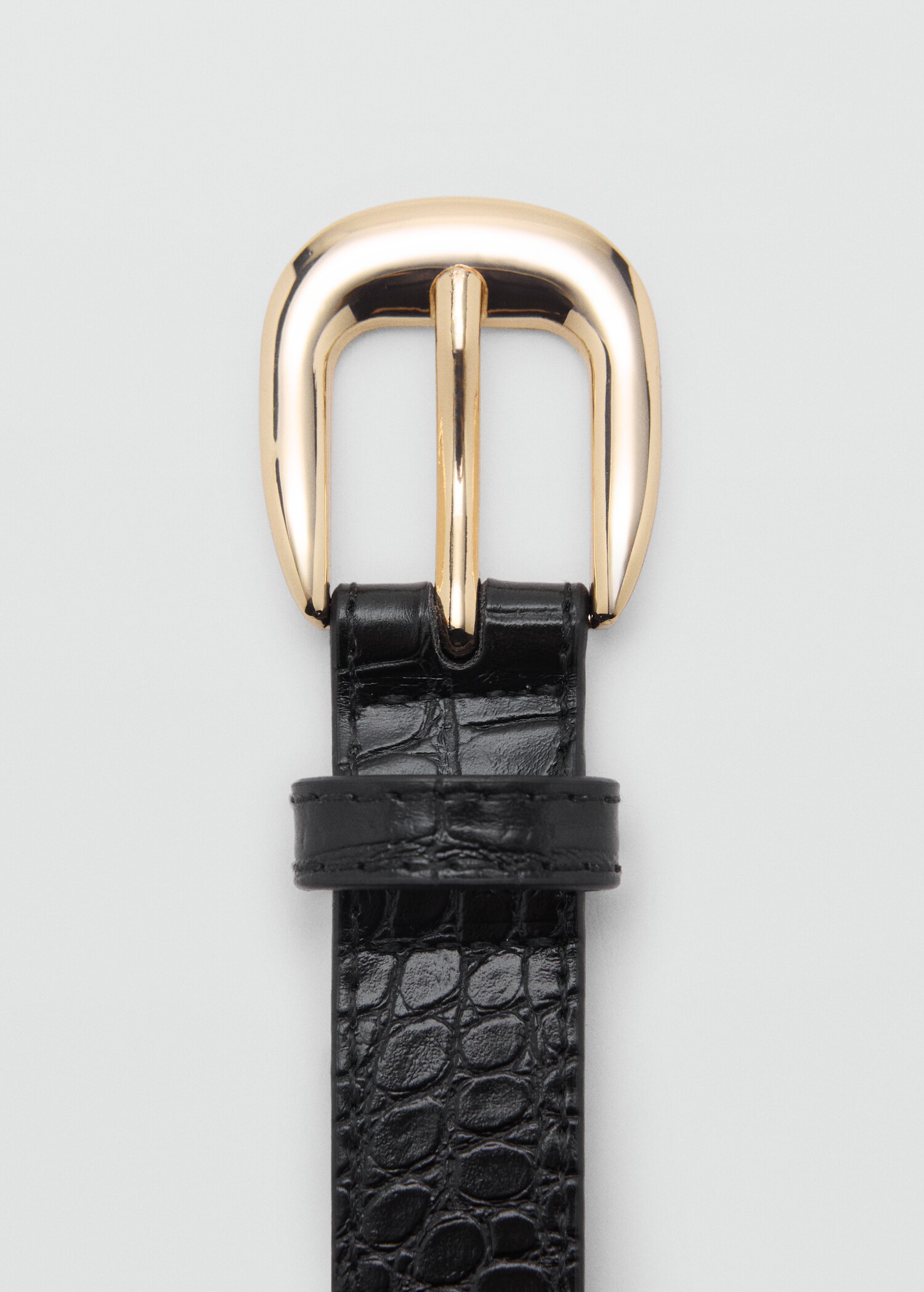 Croco leather-effect belt - Details of the article 1