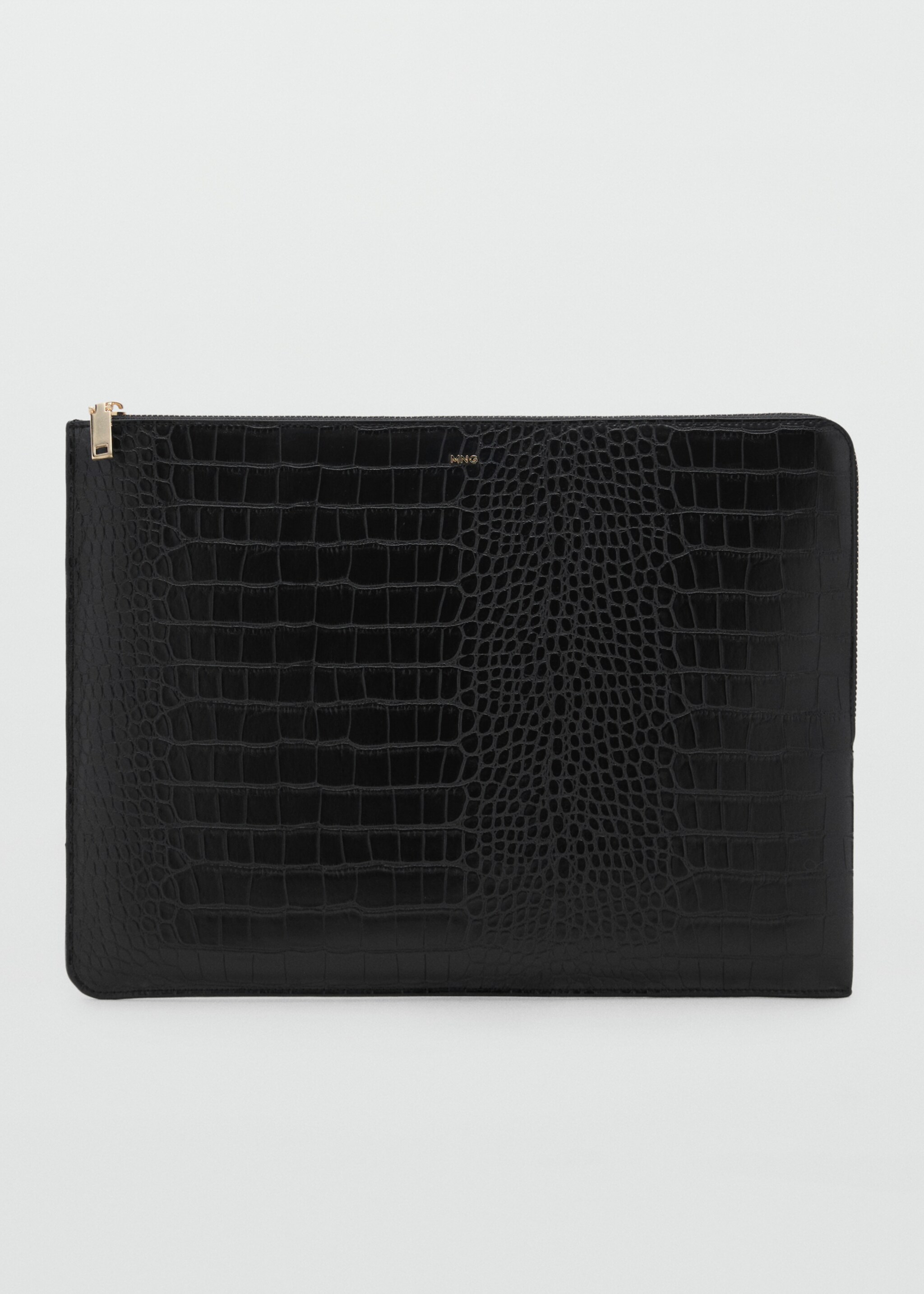Laptophoes met kroko-effect - Artikel zonder model