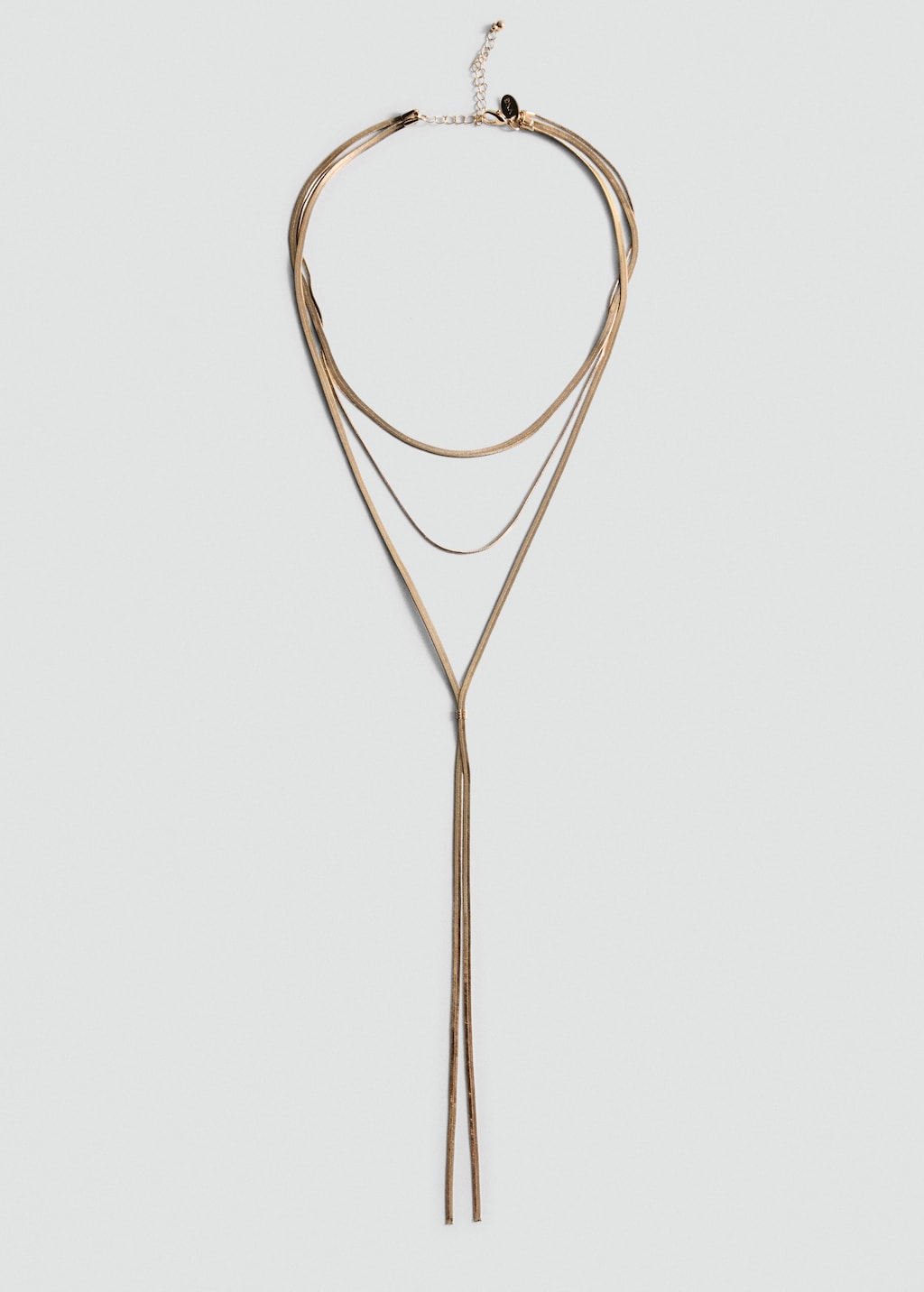 Mixed waterfall necklace