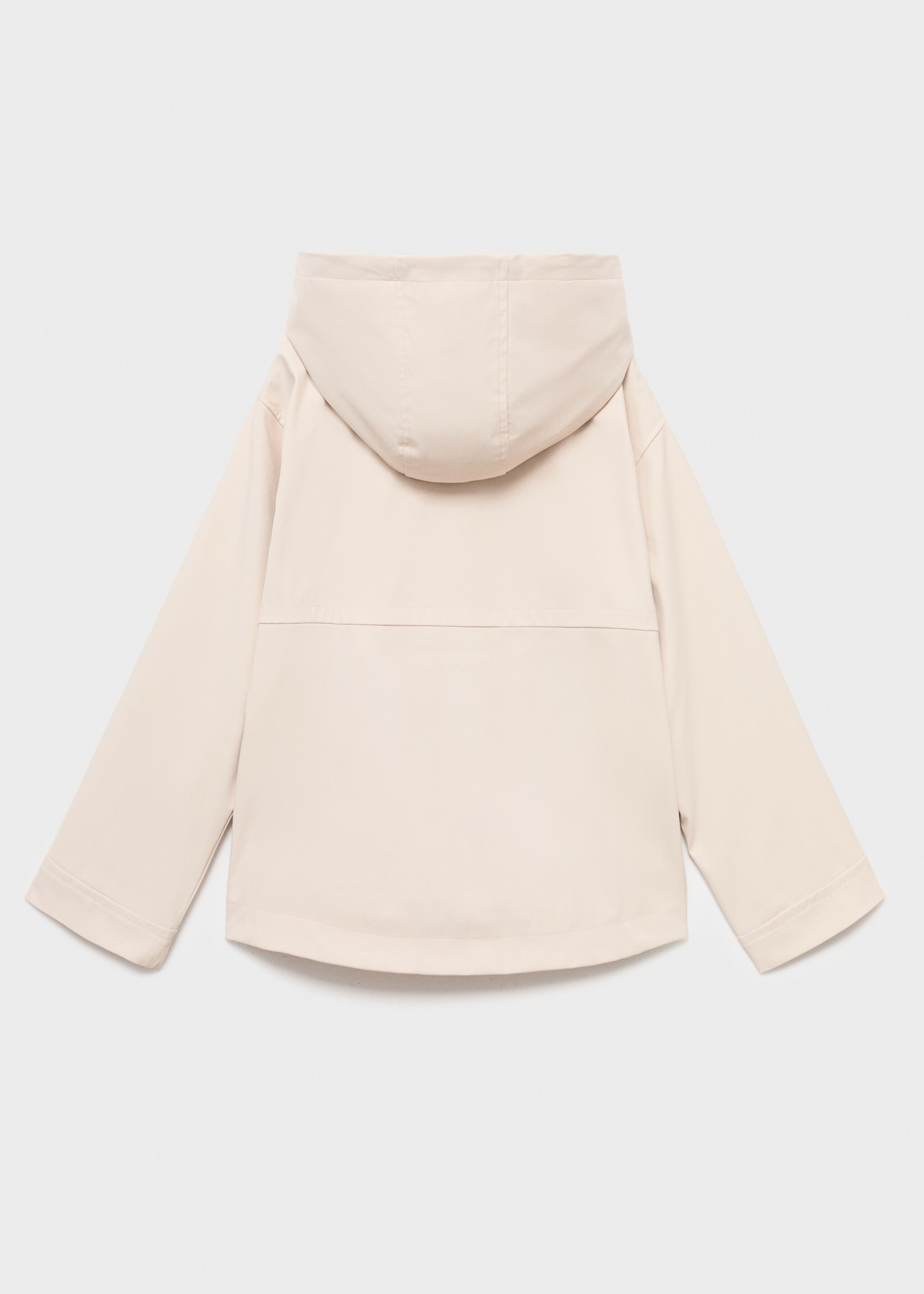 Raincoat hooded jacket - Reverse of the article
