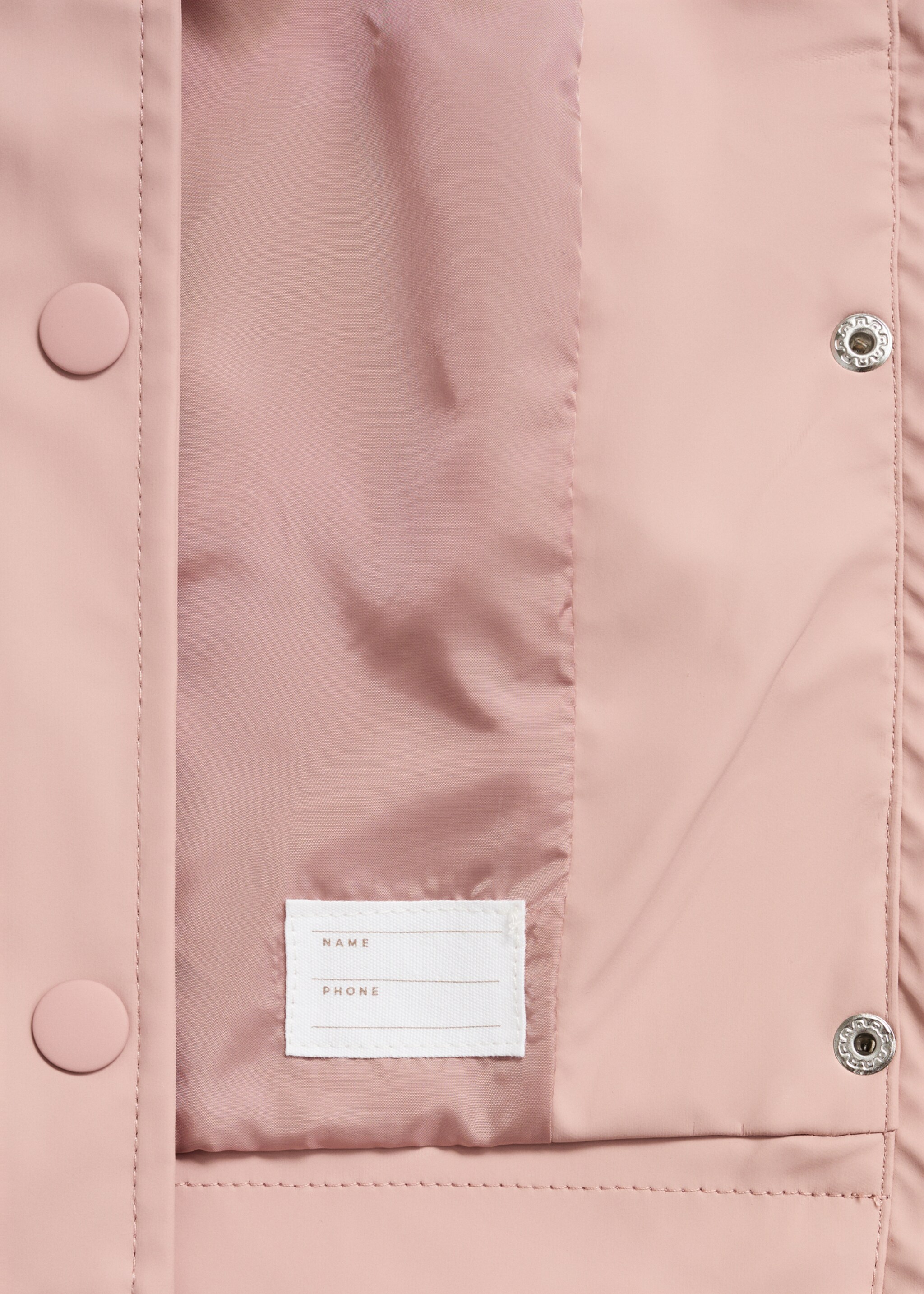 Raincoat hooded jacket - Details of the article 0