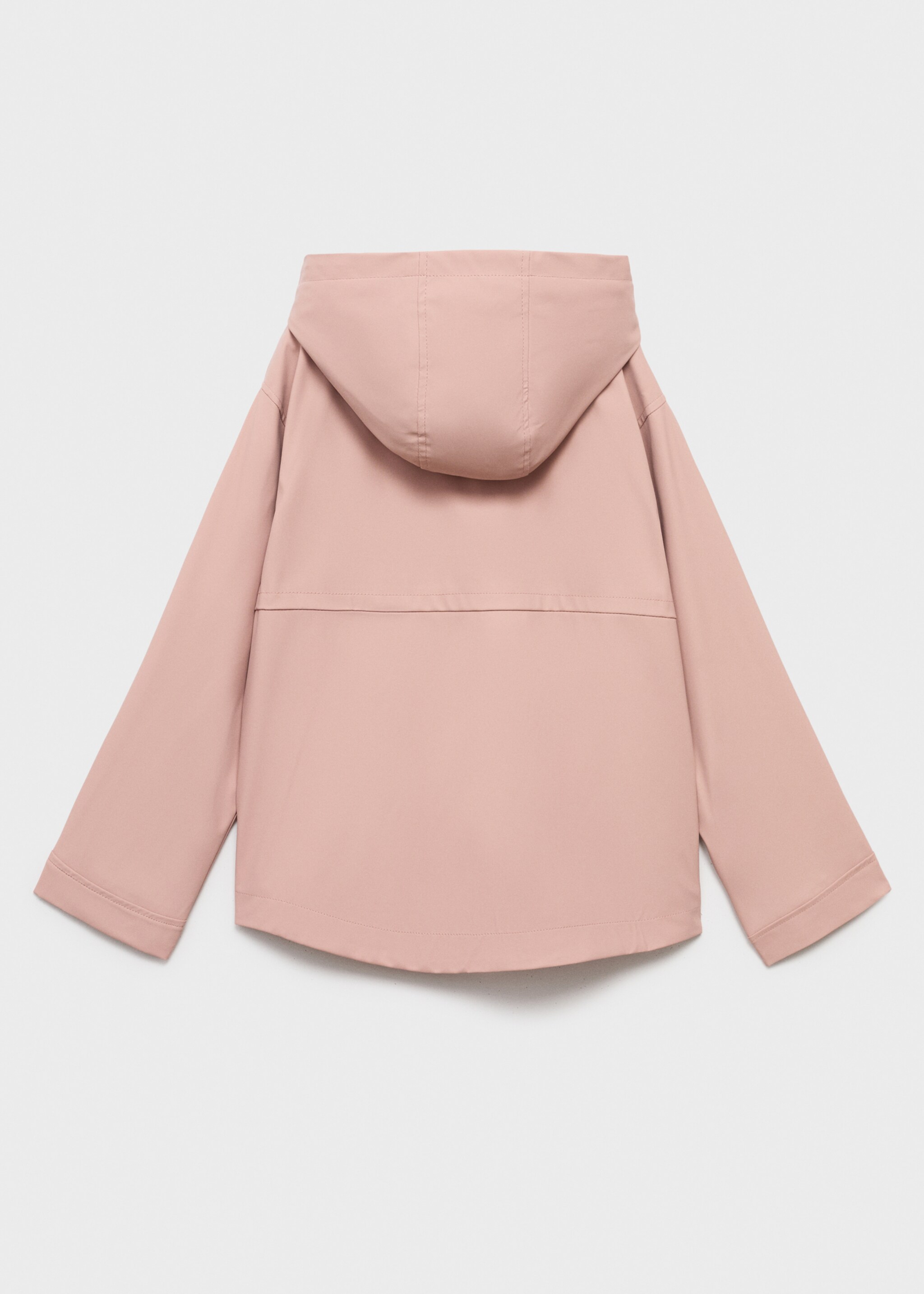 Raincoat hooded jacket - Reverse of the article
