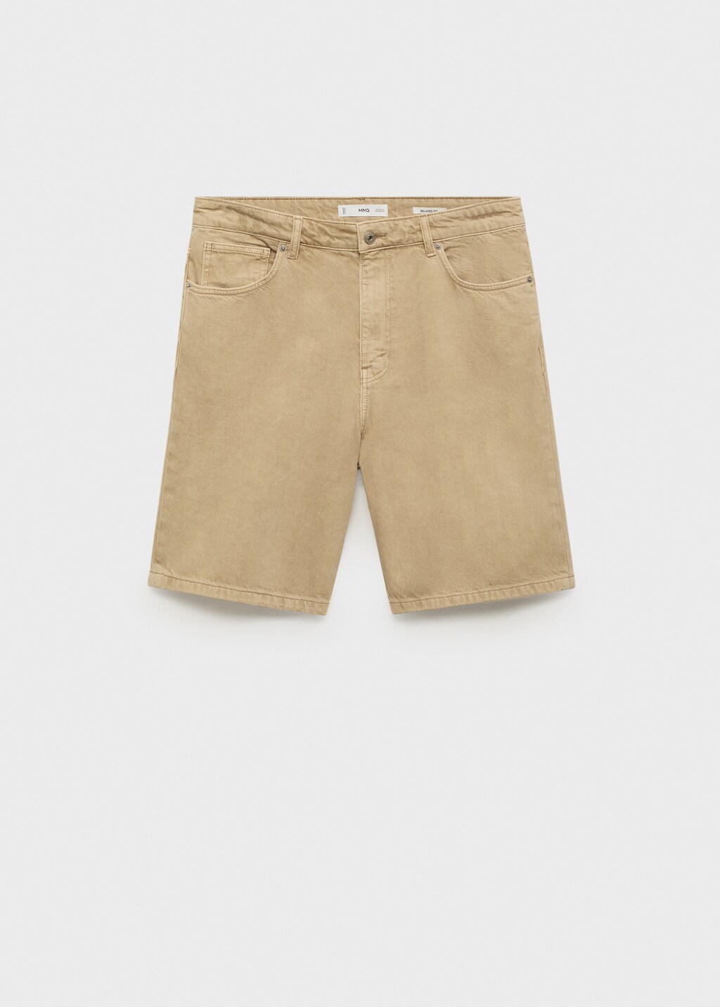 【JEMUT】25SS★ Skill Washed Bermuda Pants Washed Black Denim Shorts - TK Maxx UK