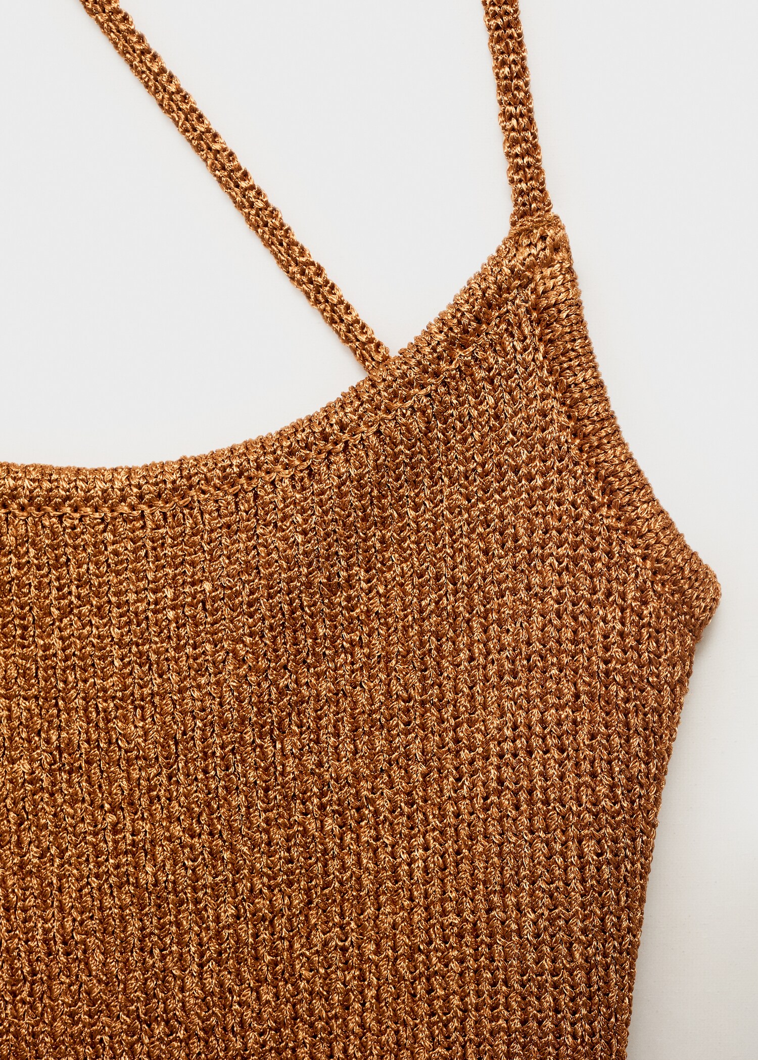 Lurex-Strickkleid mit gekreuztem Rücken - Detail des Artikels 8