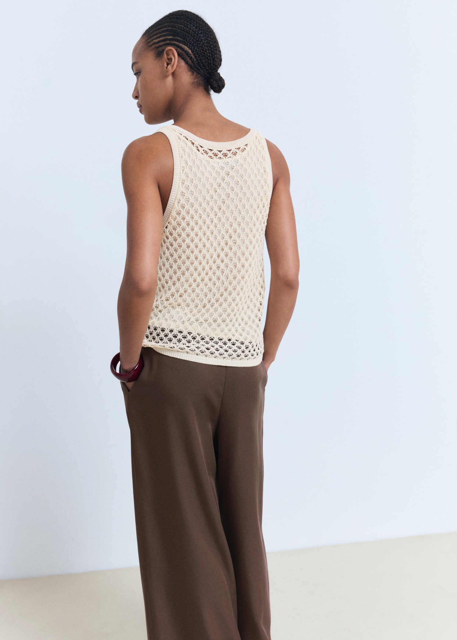 Top crochet bretelles - Verso de l’article