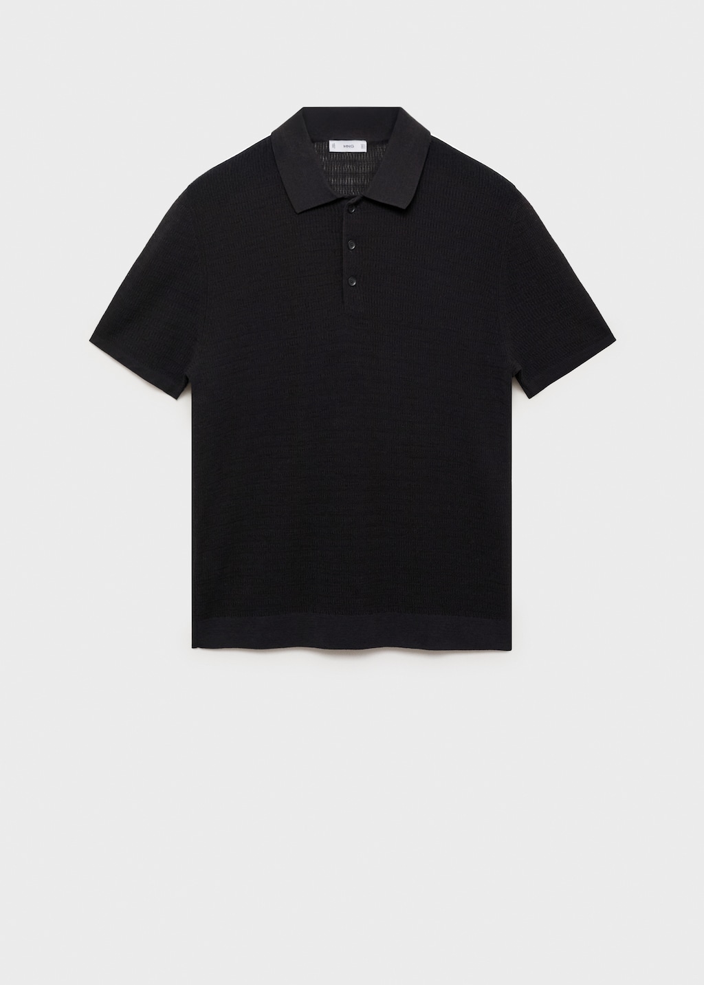 Fine-knit cotton polo shirt - Men | MANGO USA