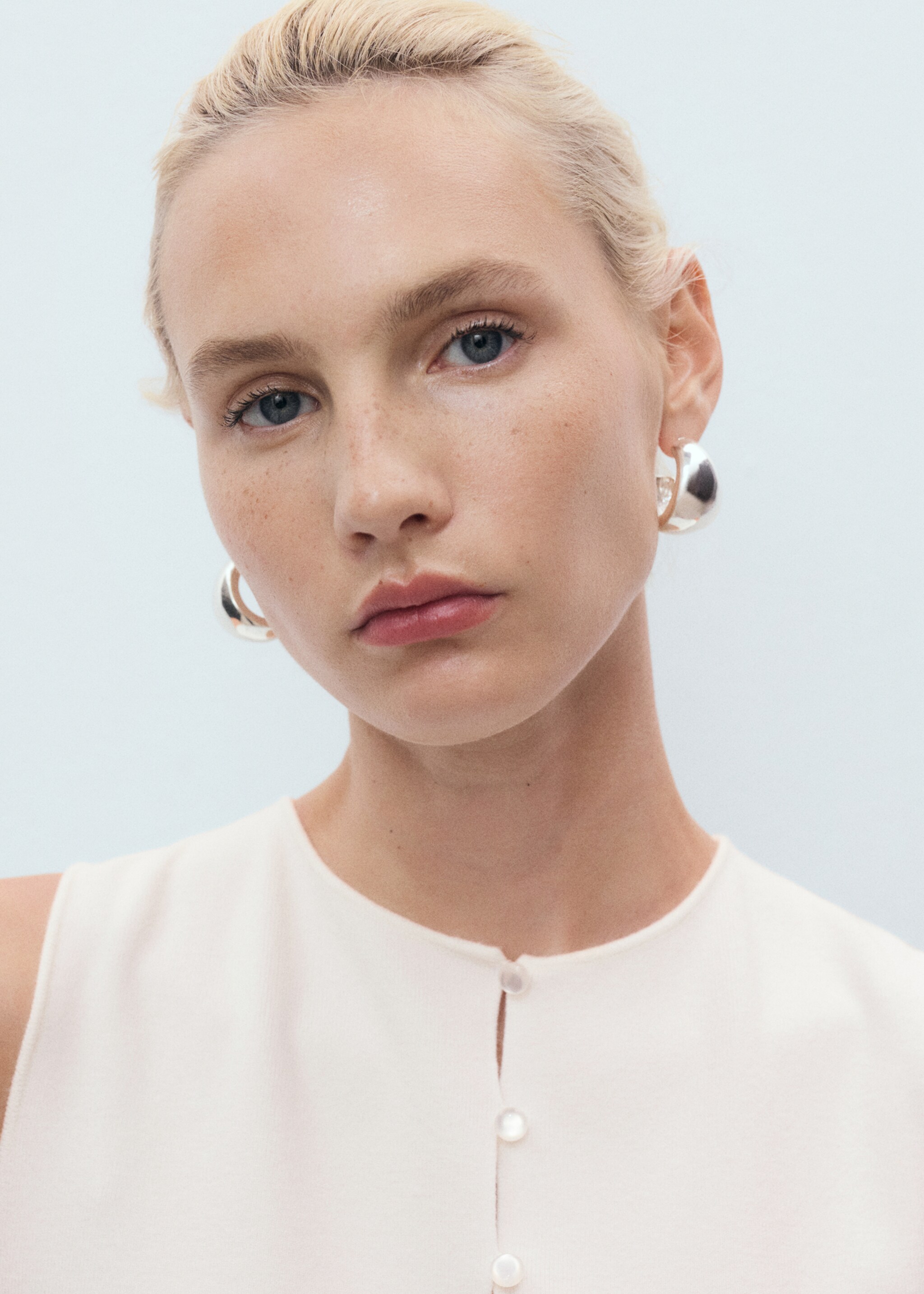 Gilet maille fine boutons - Détail de l'article 1