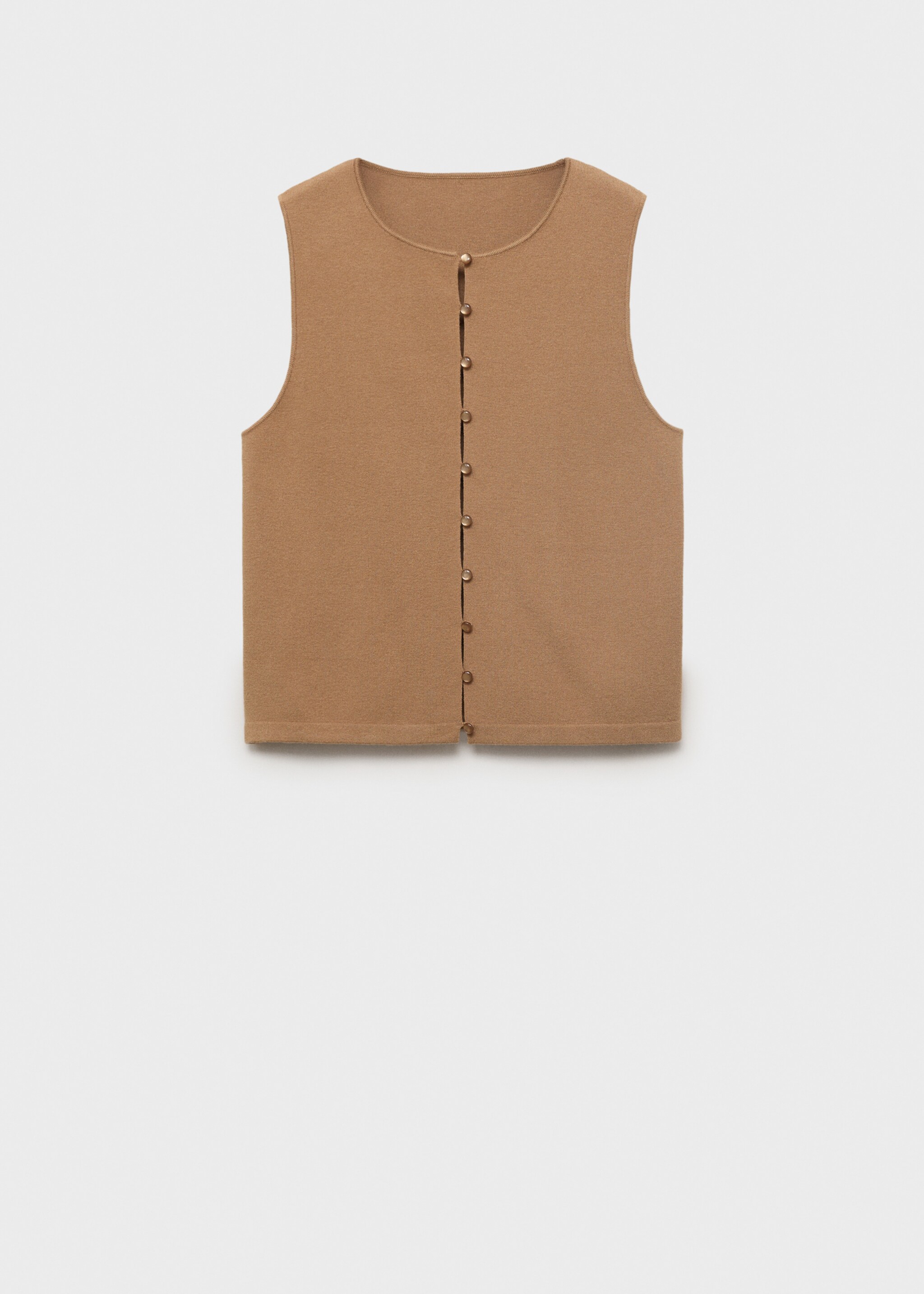 Gilet maille fine boutons - Article sans modèle