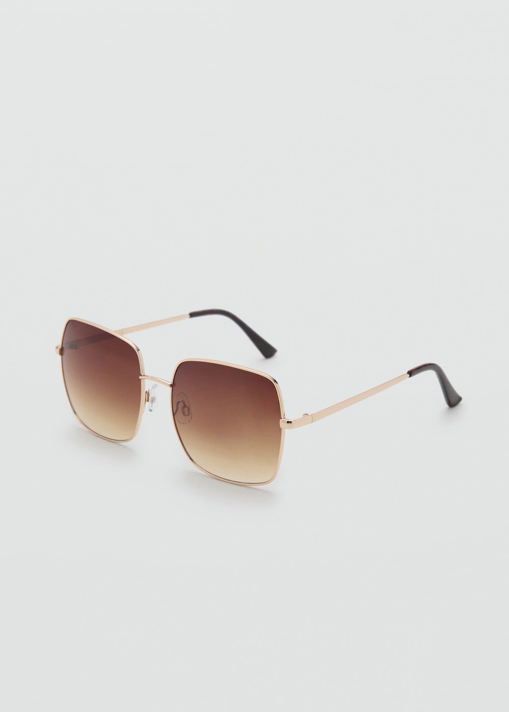 Square metallic frame sunglasses - image 3