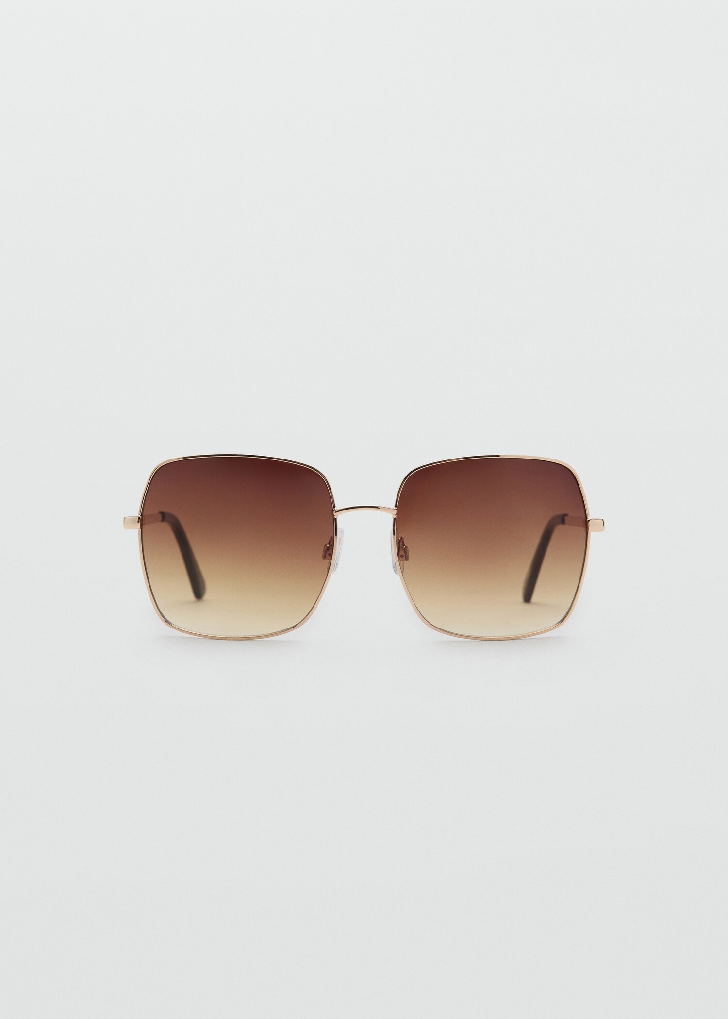 Square metallic frame sunglasses - Article without model