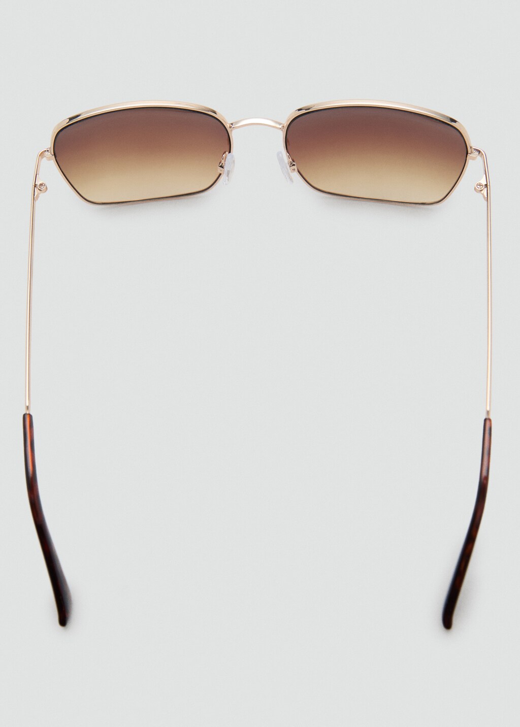 Square metallic frame sunglasses - image 4