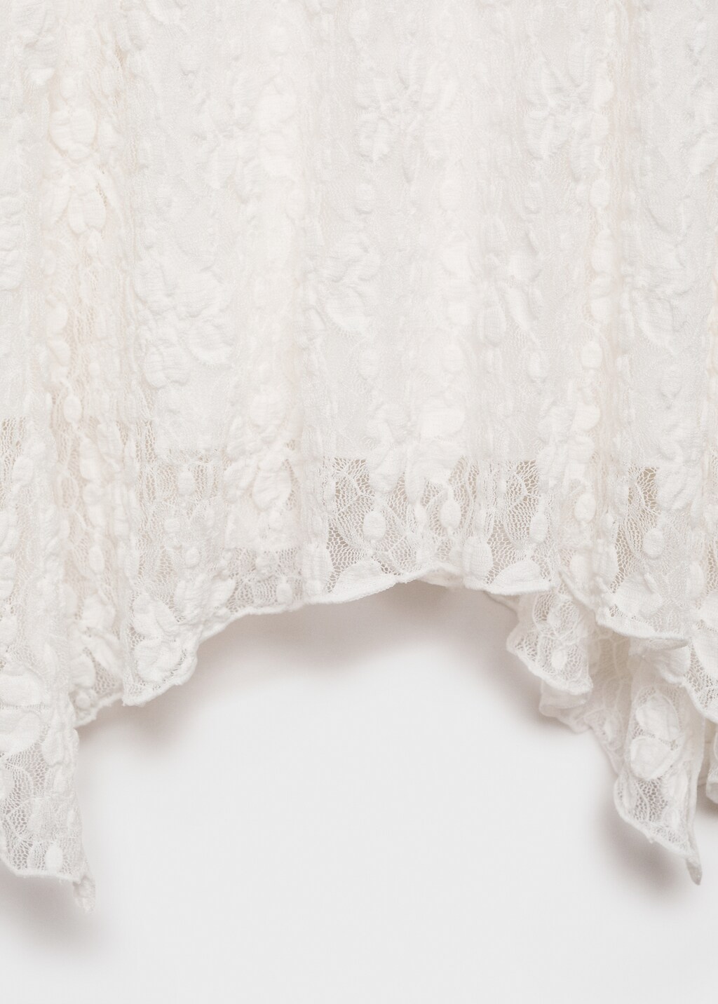 Mango Lace midi skirt