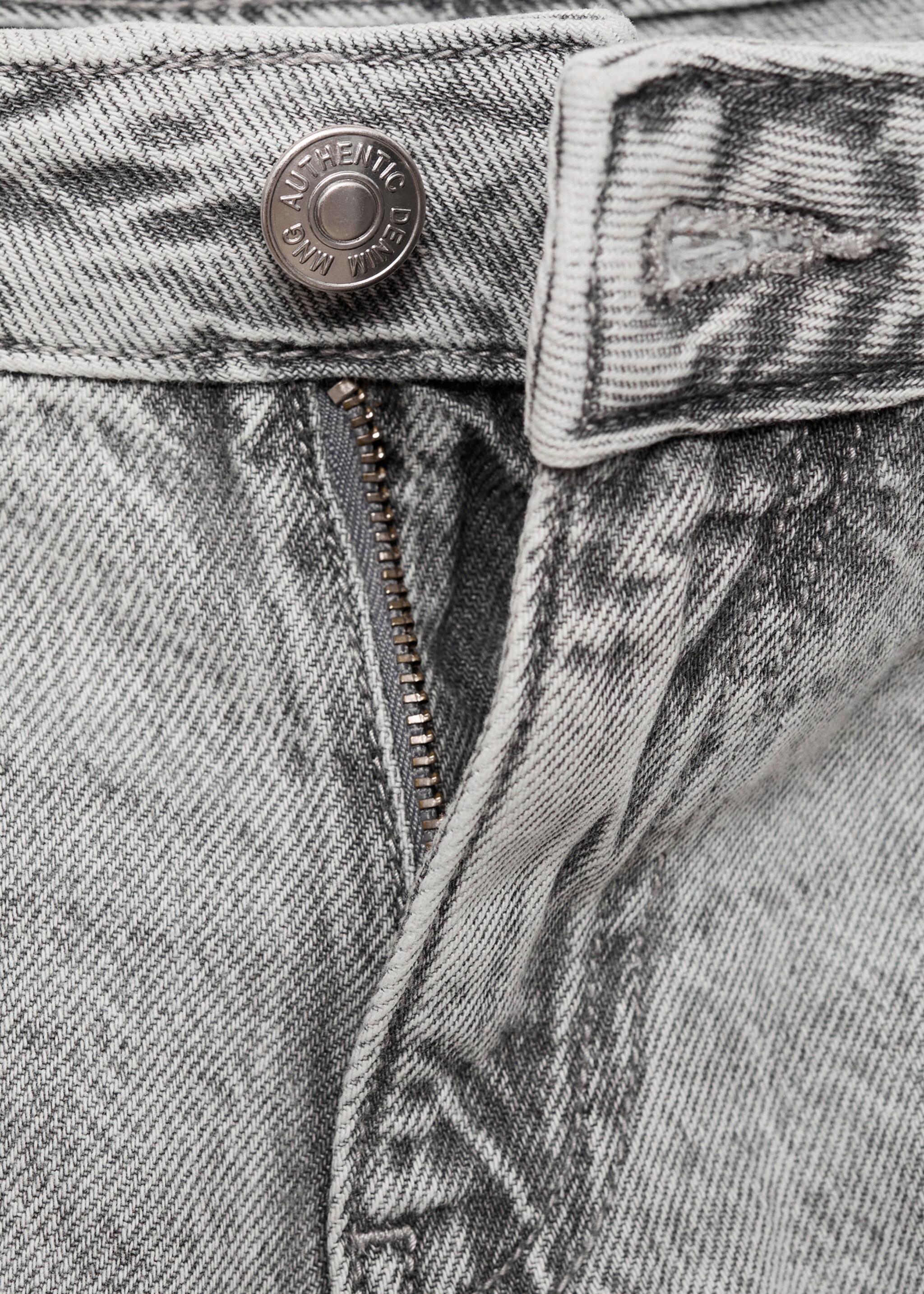 Wideleg jeans with turned-up hem - Details of the article 8