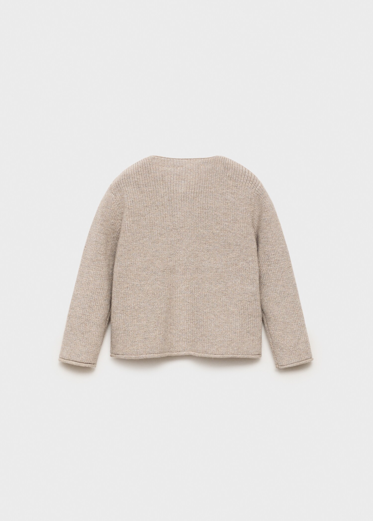 Knit cardigan - Reverse of the article