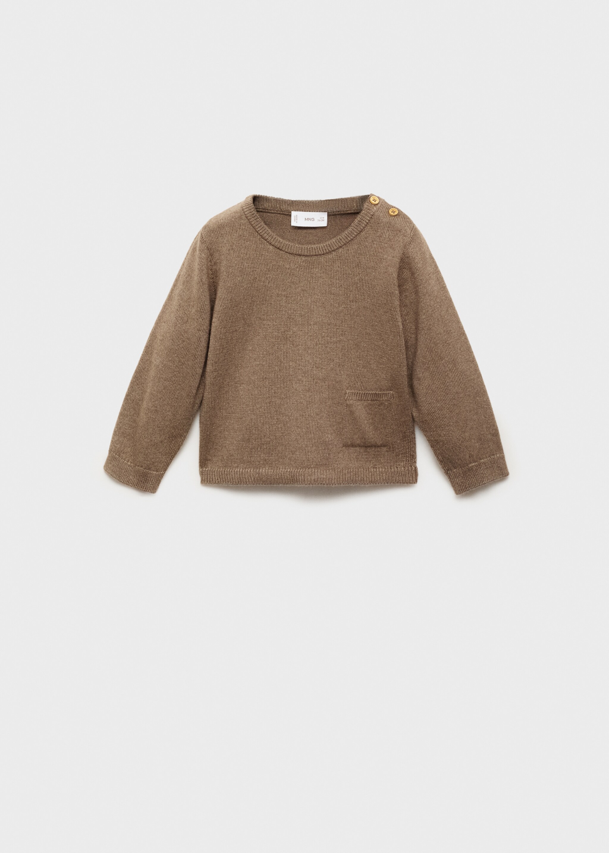 Knit pocket sweater - Article without model