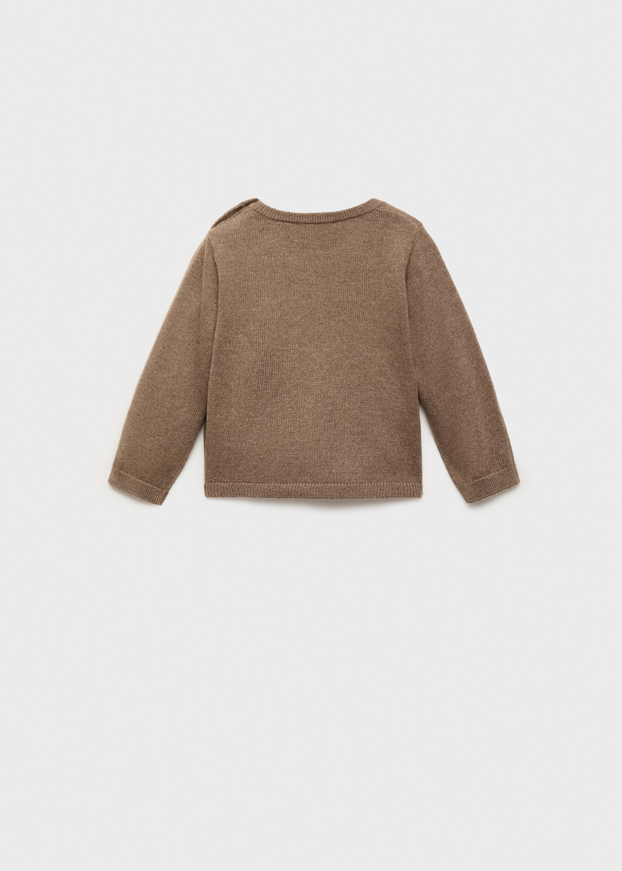 Knit pocket sweater - Reverse of the article