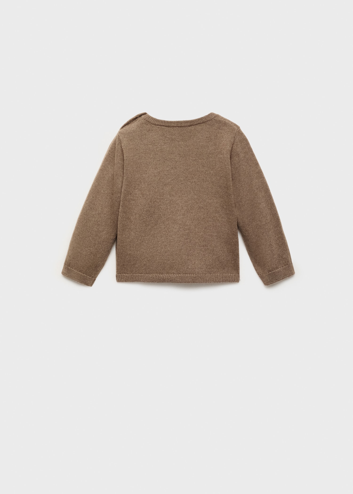 Knit pocket sweater - Reverse of the article