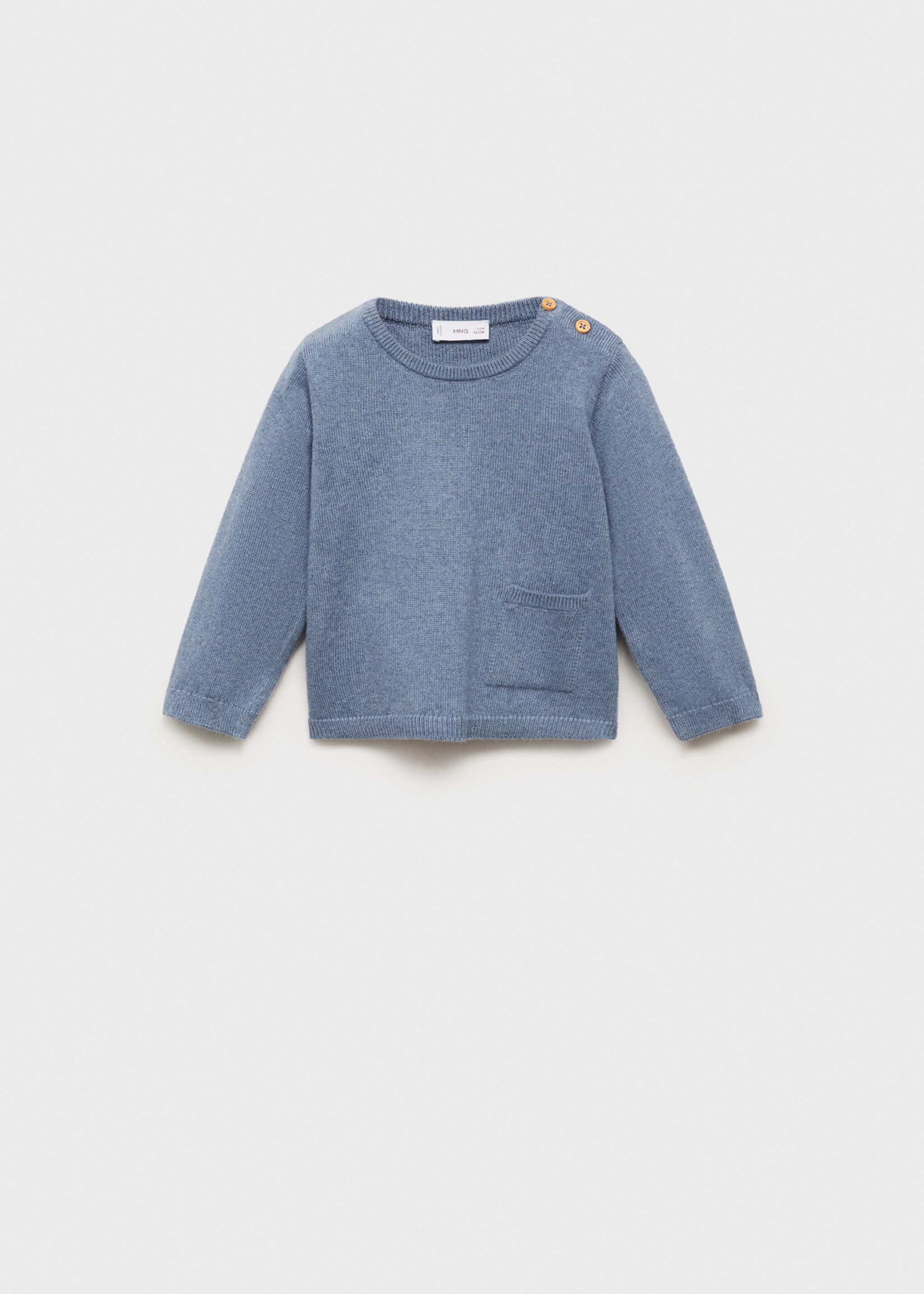 Knit pocket sweater - Article without model