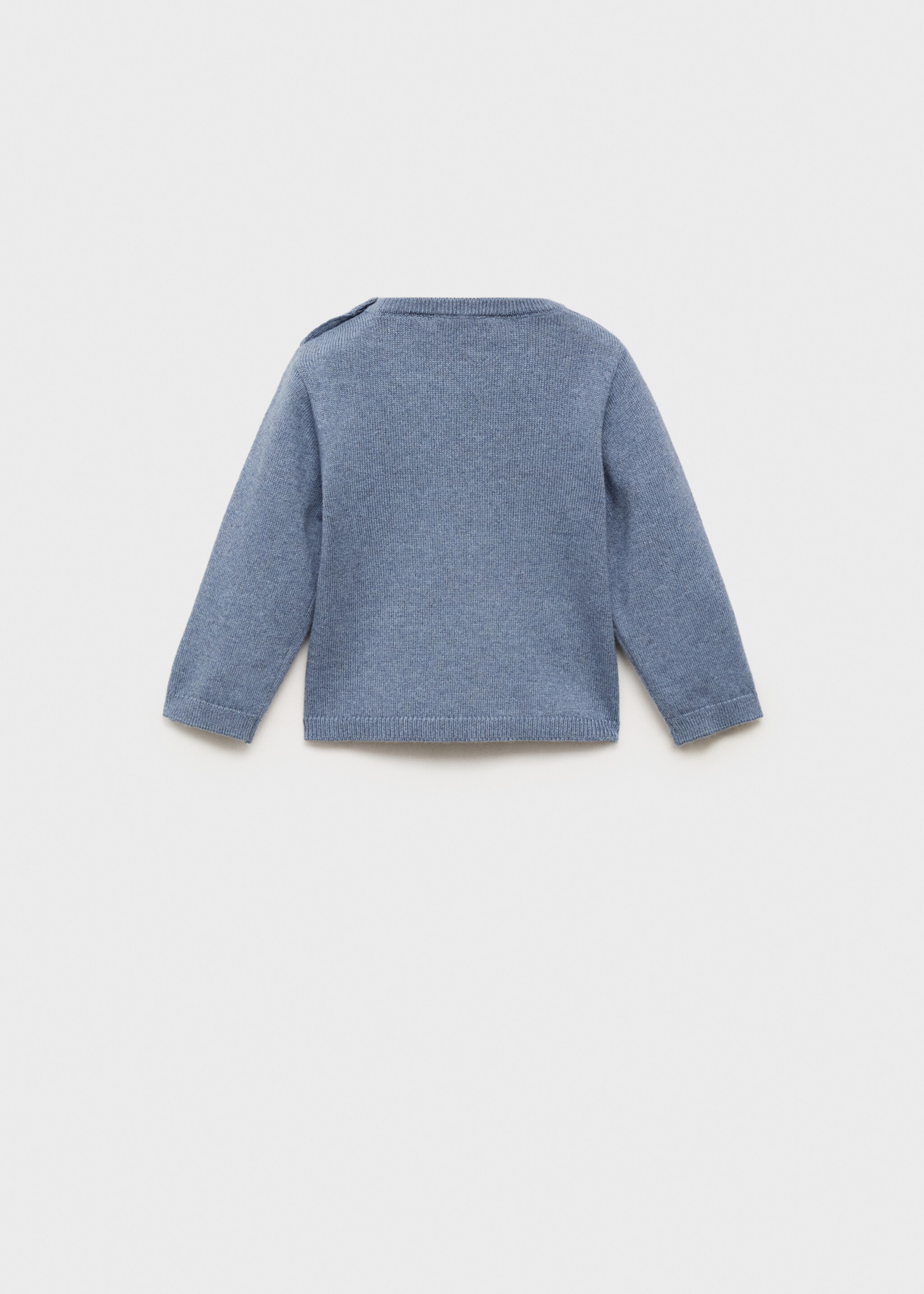 Knit pocket sweater - Reverse of the article