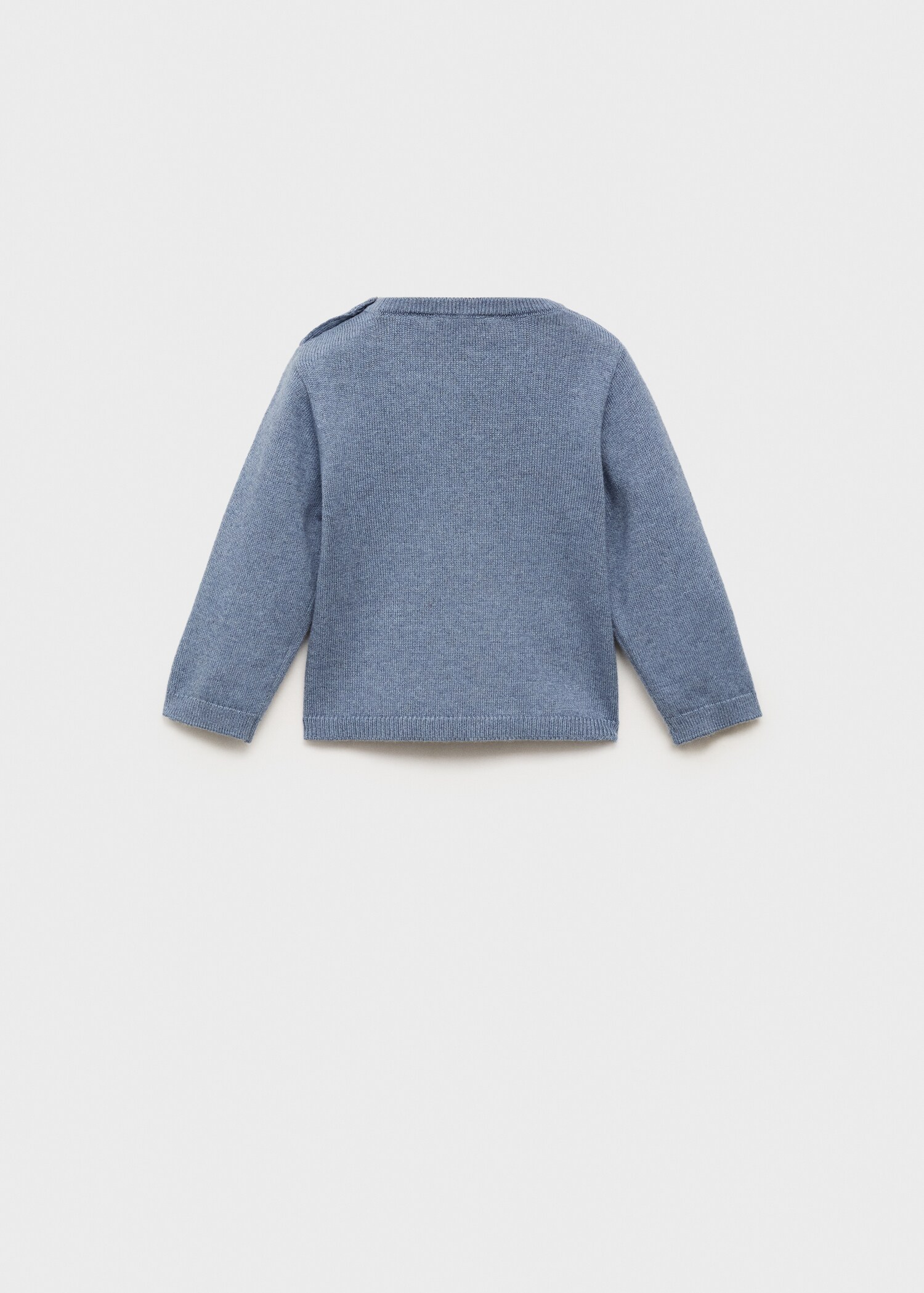 Knit pocket sweater - Reverse of the article