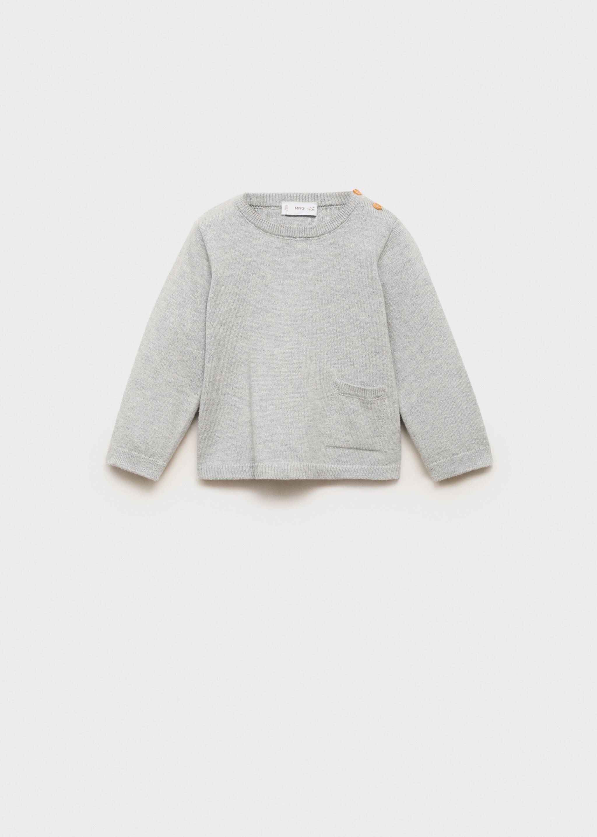 Knit pocket sweater - Article without model