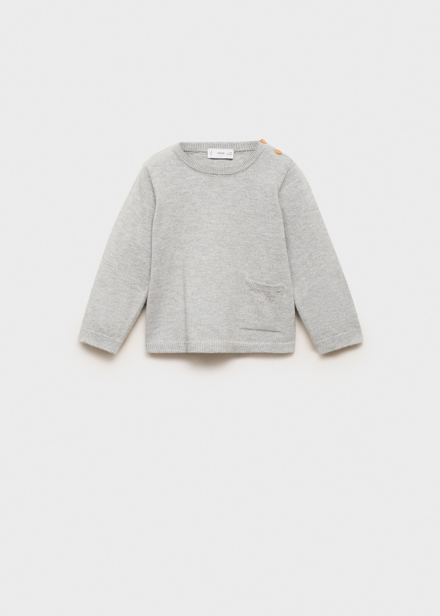 Knit pocket sweater - Article without model