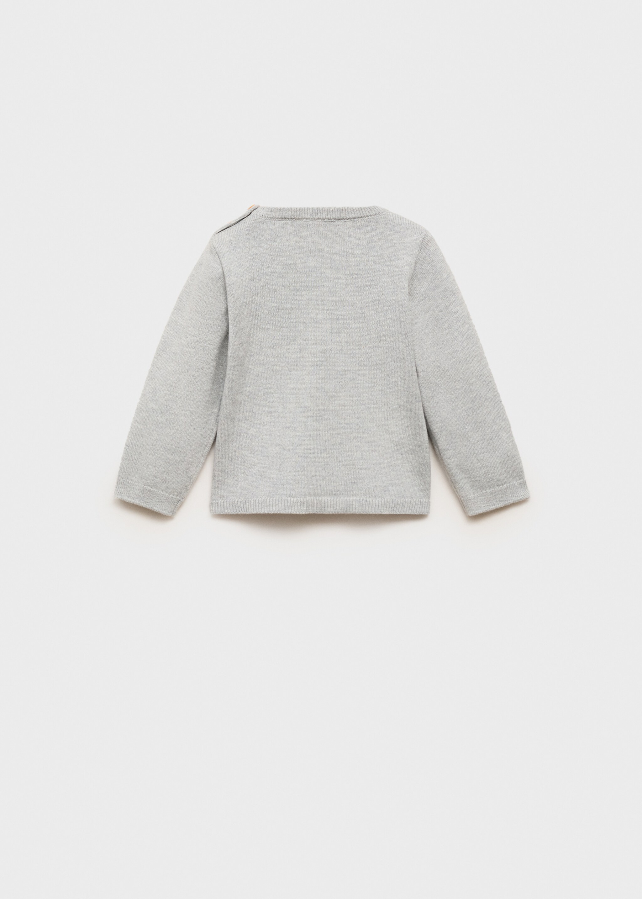 Knit pocket sweater - Reverse of the article