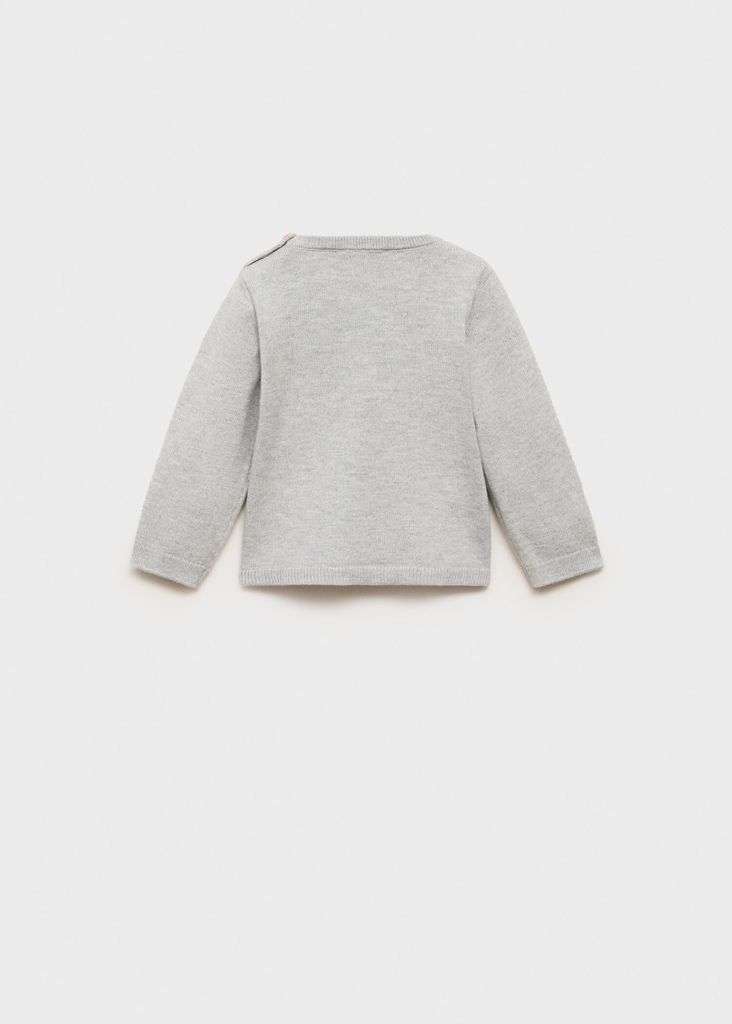Knit pocket sweater - Reverse of the article