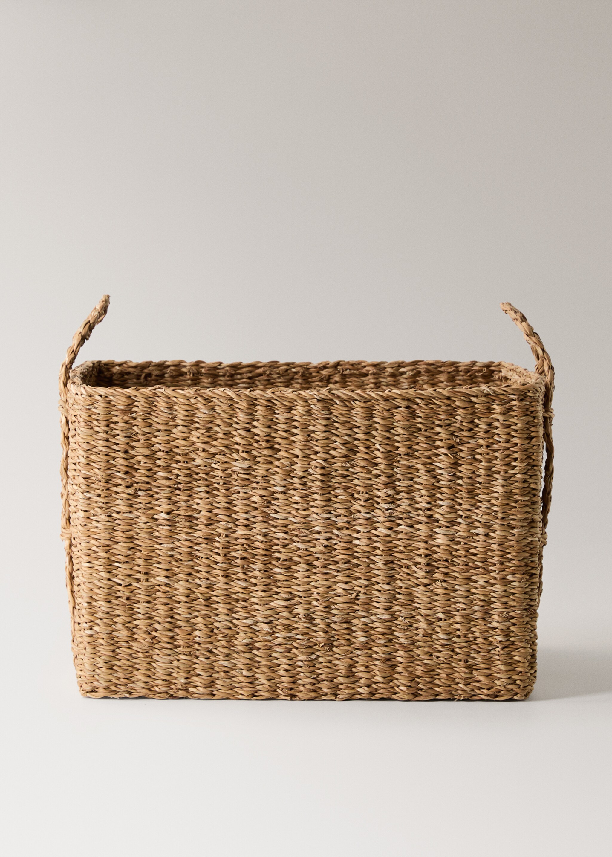 Grand panier en jonc de mer tressé - Article sans modèle