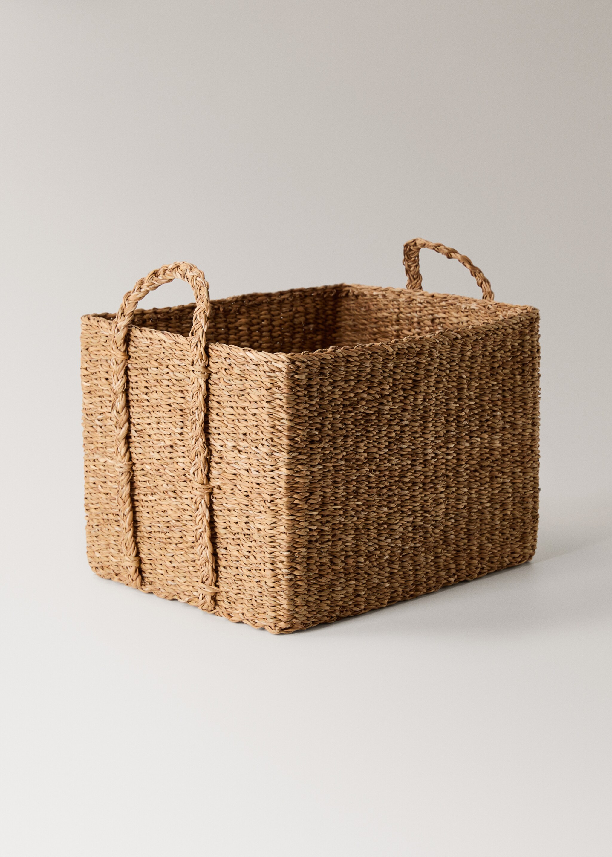 Grand panier en jonc de mer tressé - Détail de l'article 1