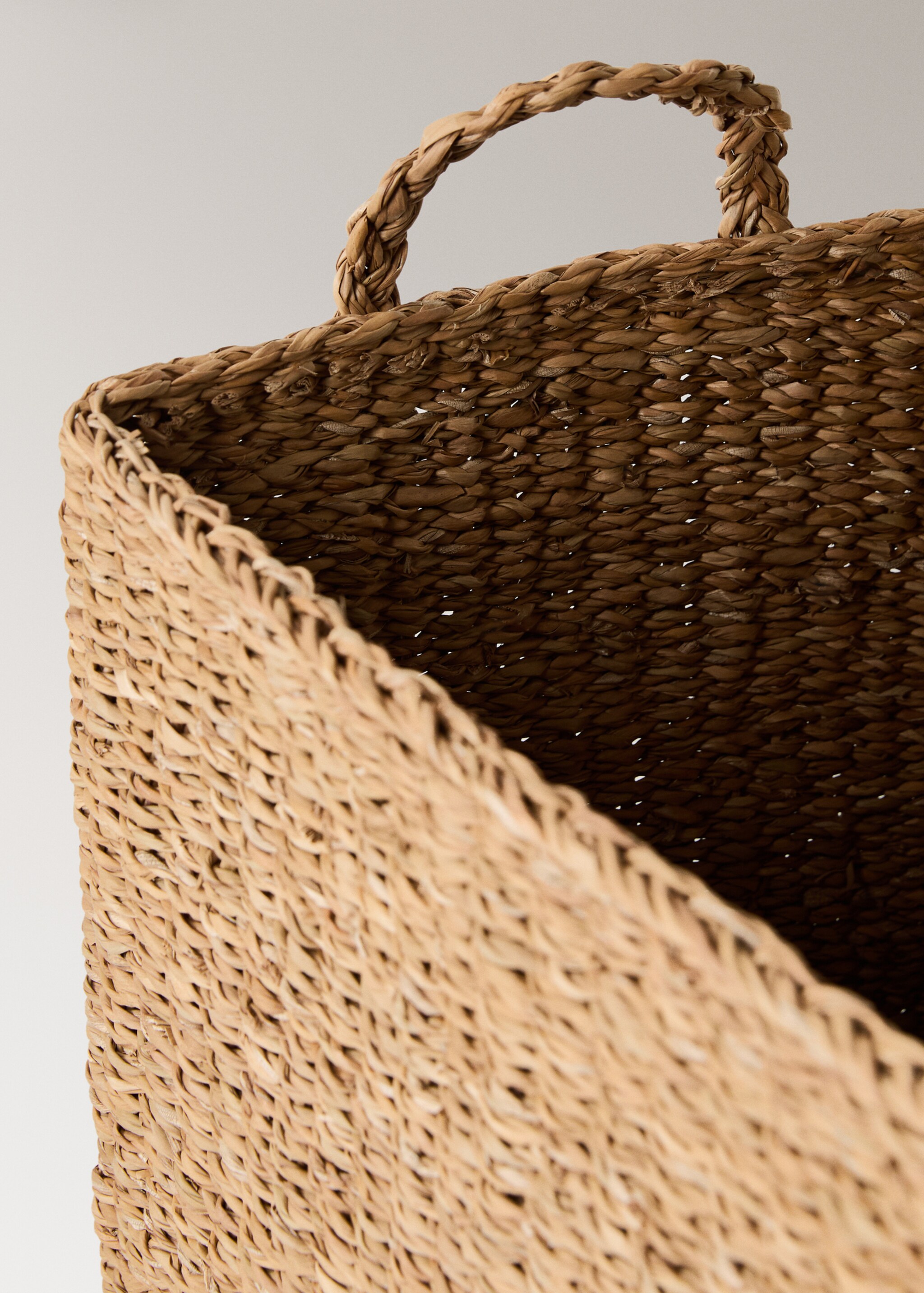 Grand panier en jonc de mer tressé - Détail de l'article 3