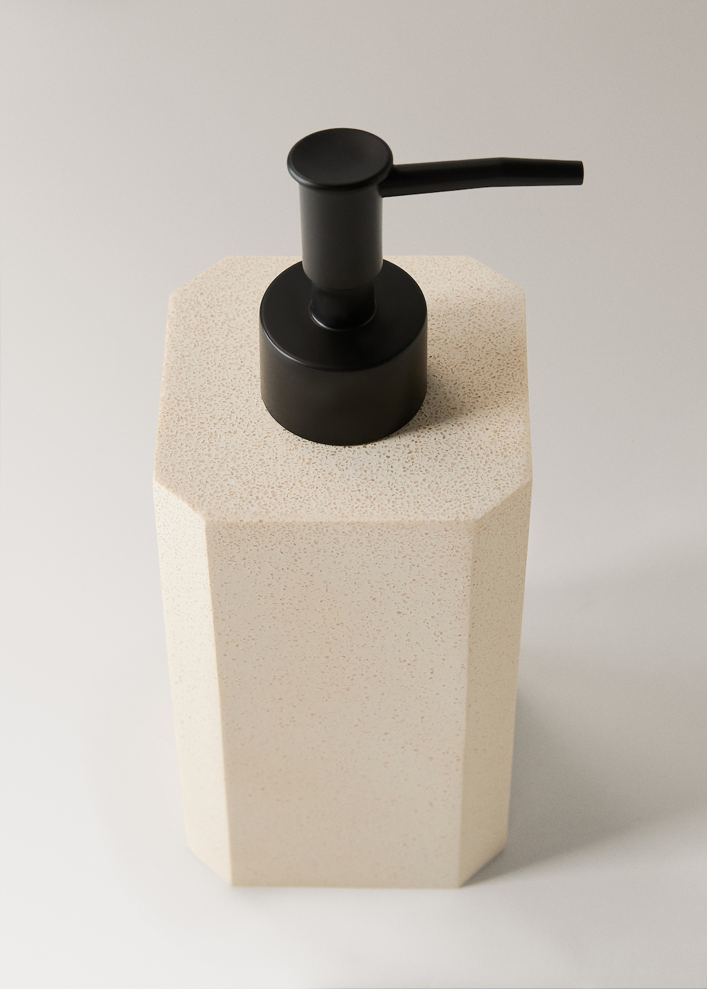 Square resin soap dispenser