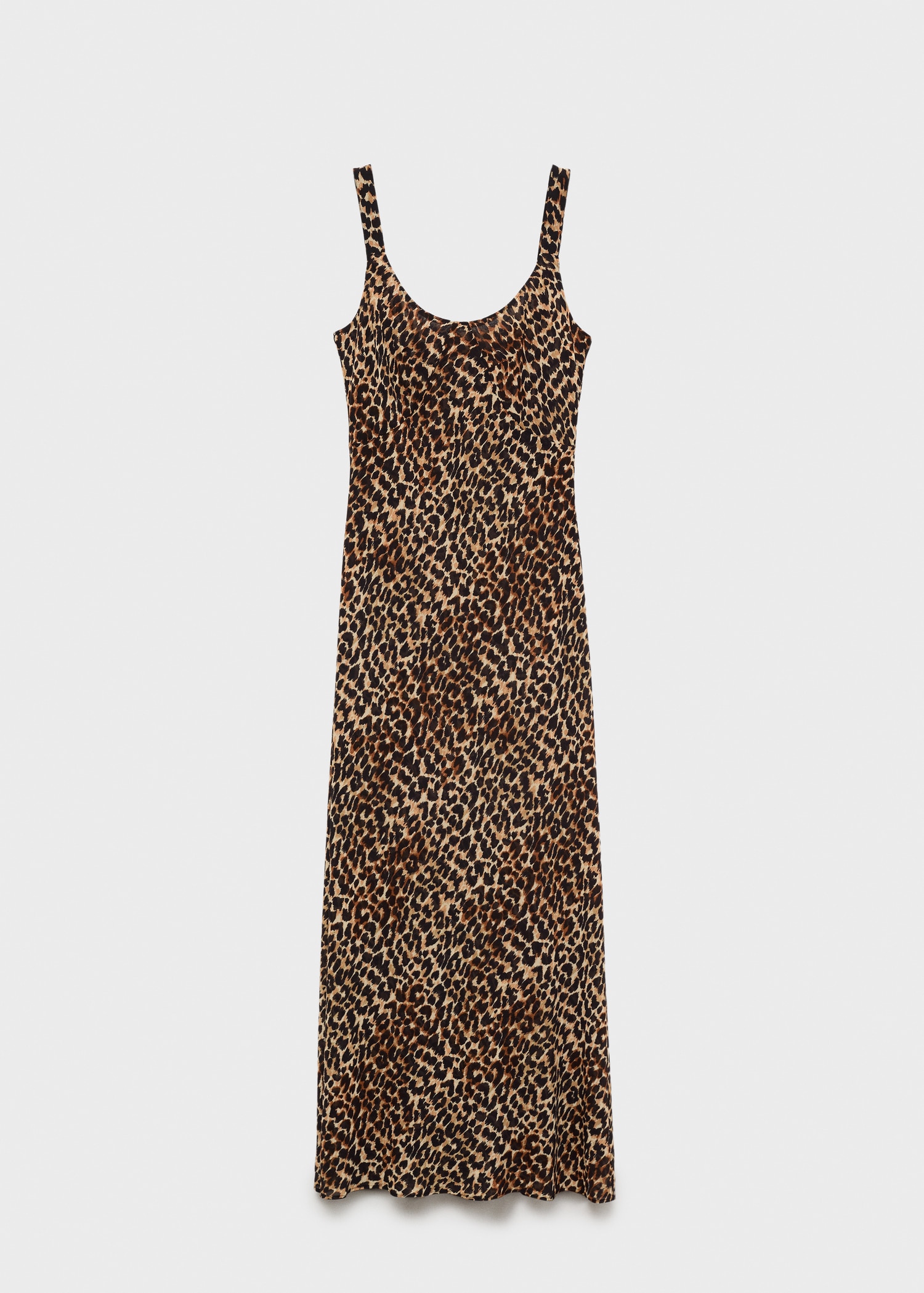 Leopard midi dress