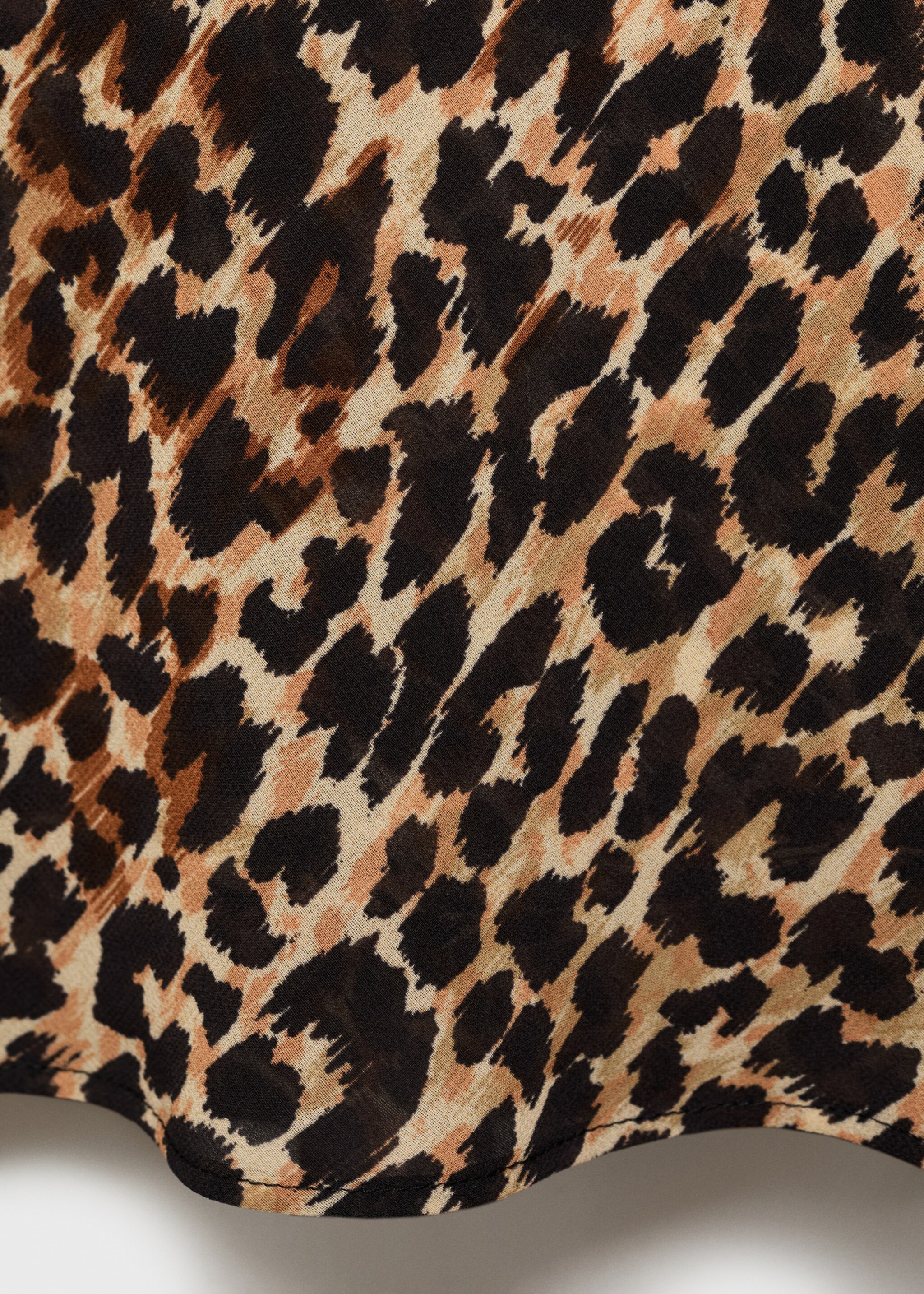 Animal-print midi-dress - Details of the article 0
