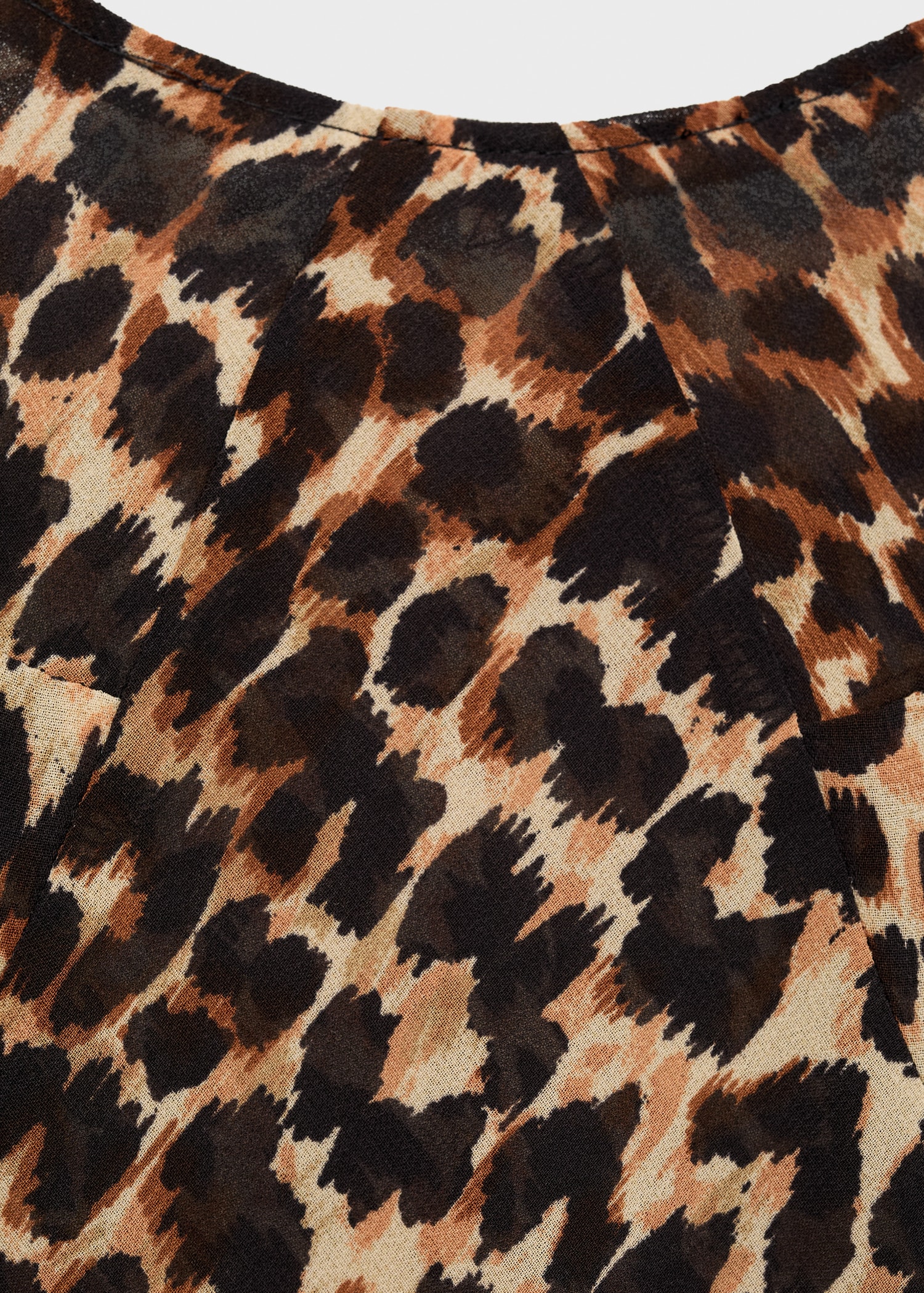 Animal-print midi-dress - Details of the article 8