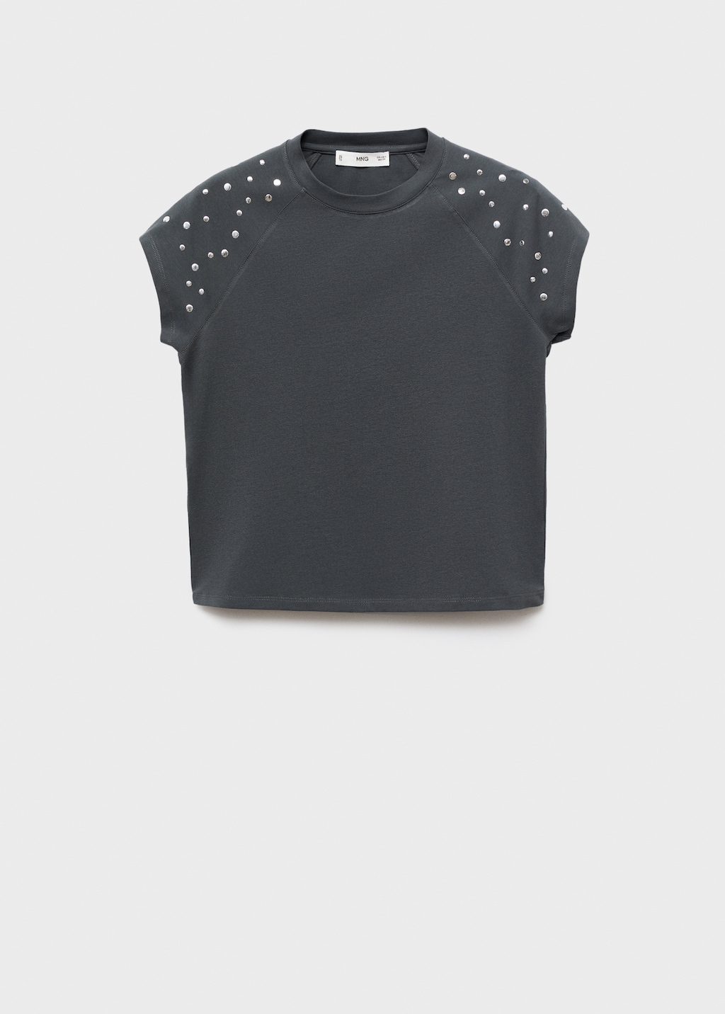 Cotton t-shirt with studs