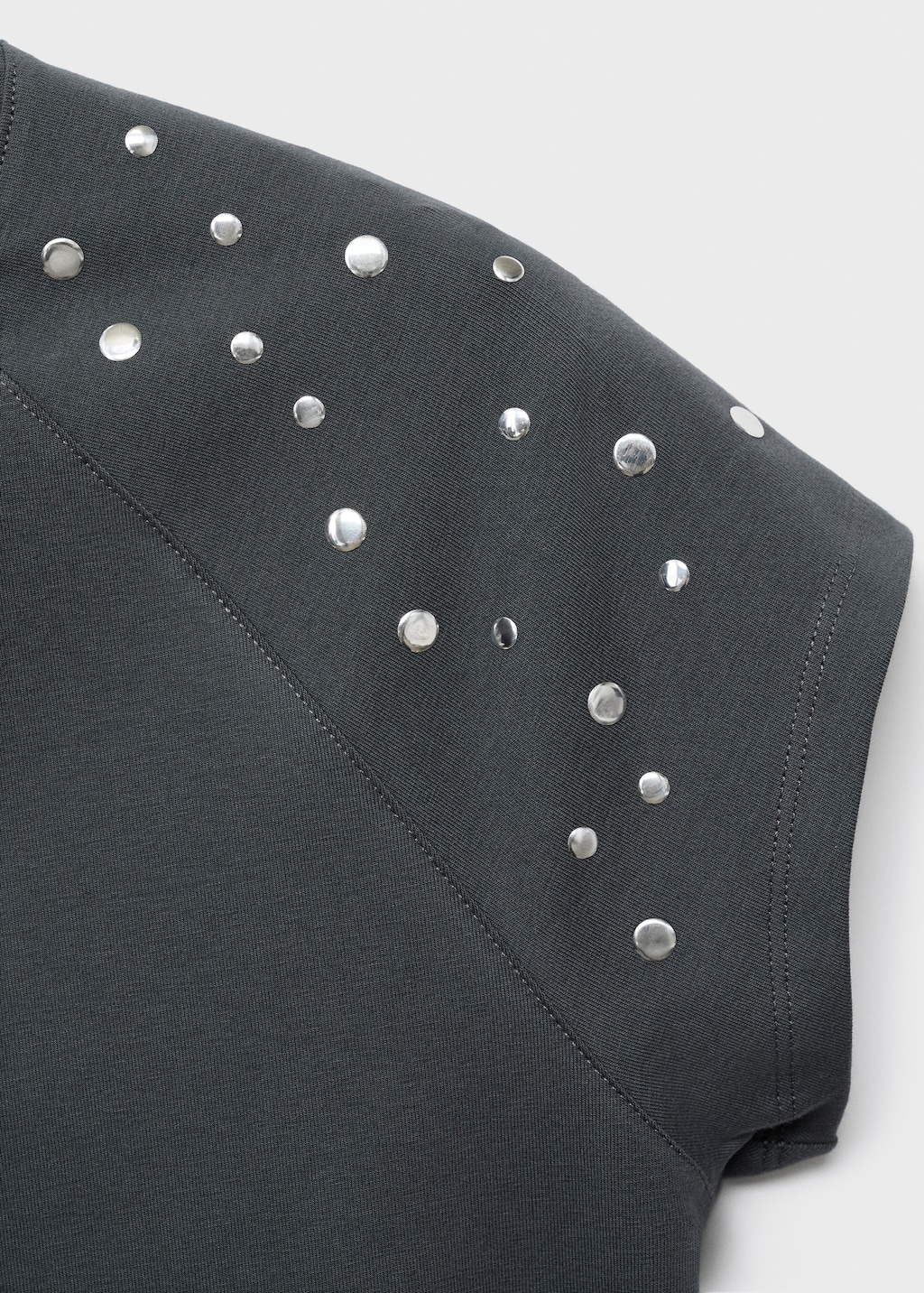 Cotton t-shirt with studs