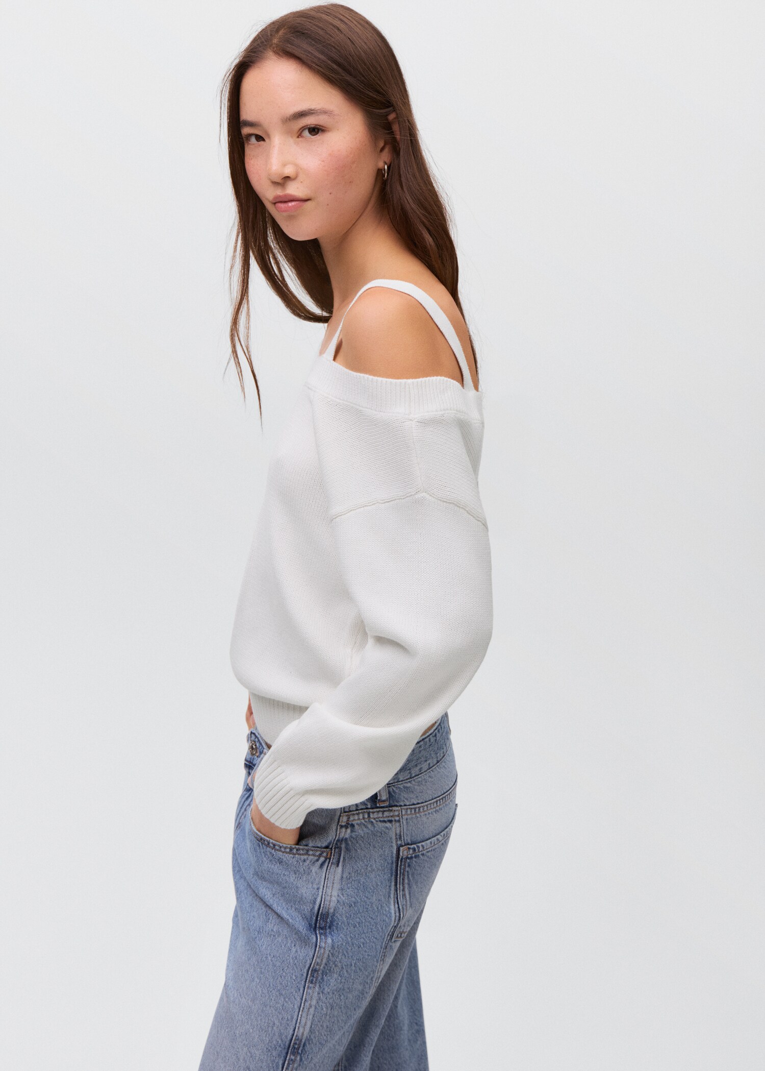Jersey punto cut out - Plano medio